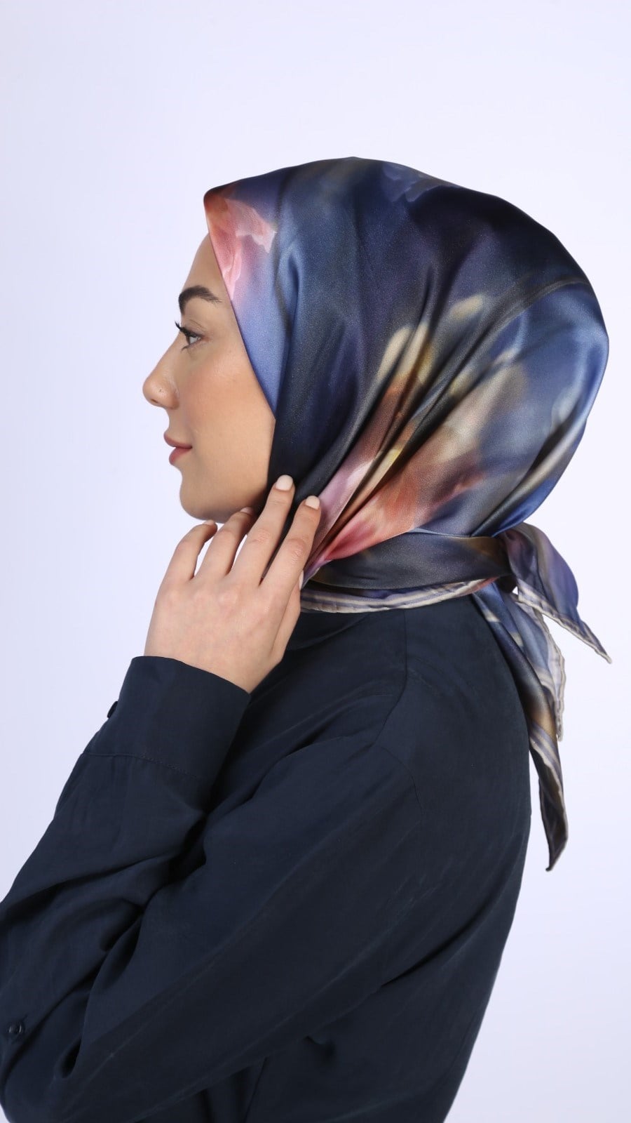 Locella Kristal Eşarp Lacivert