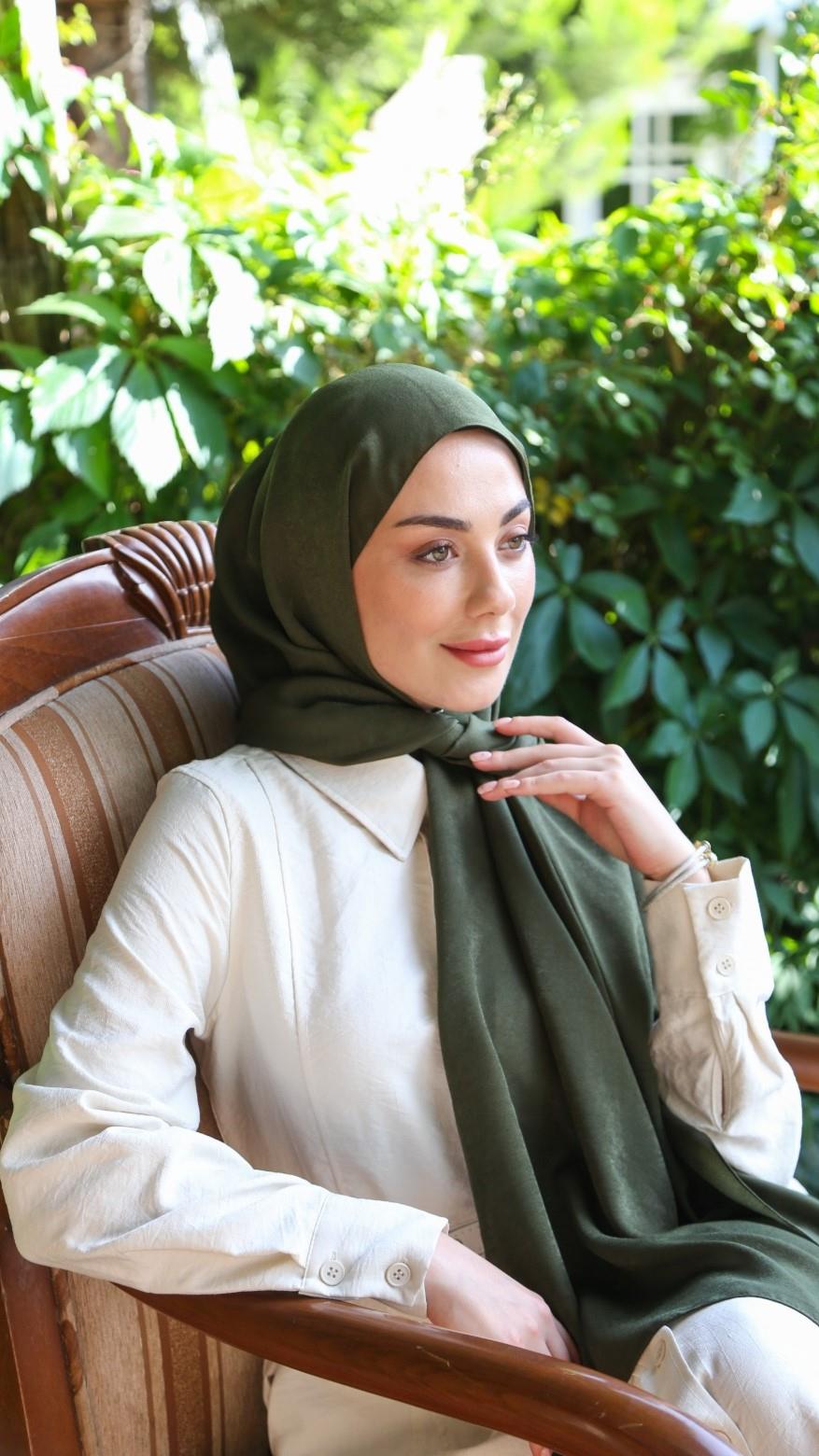 Locella Luna Şal Haki Yeşili-5