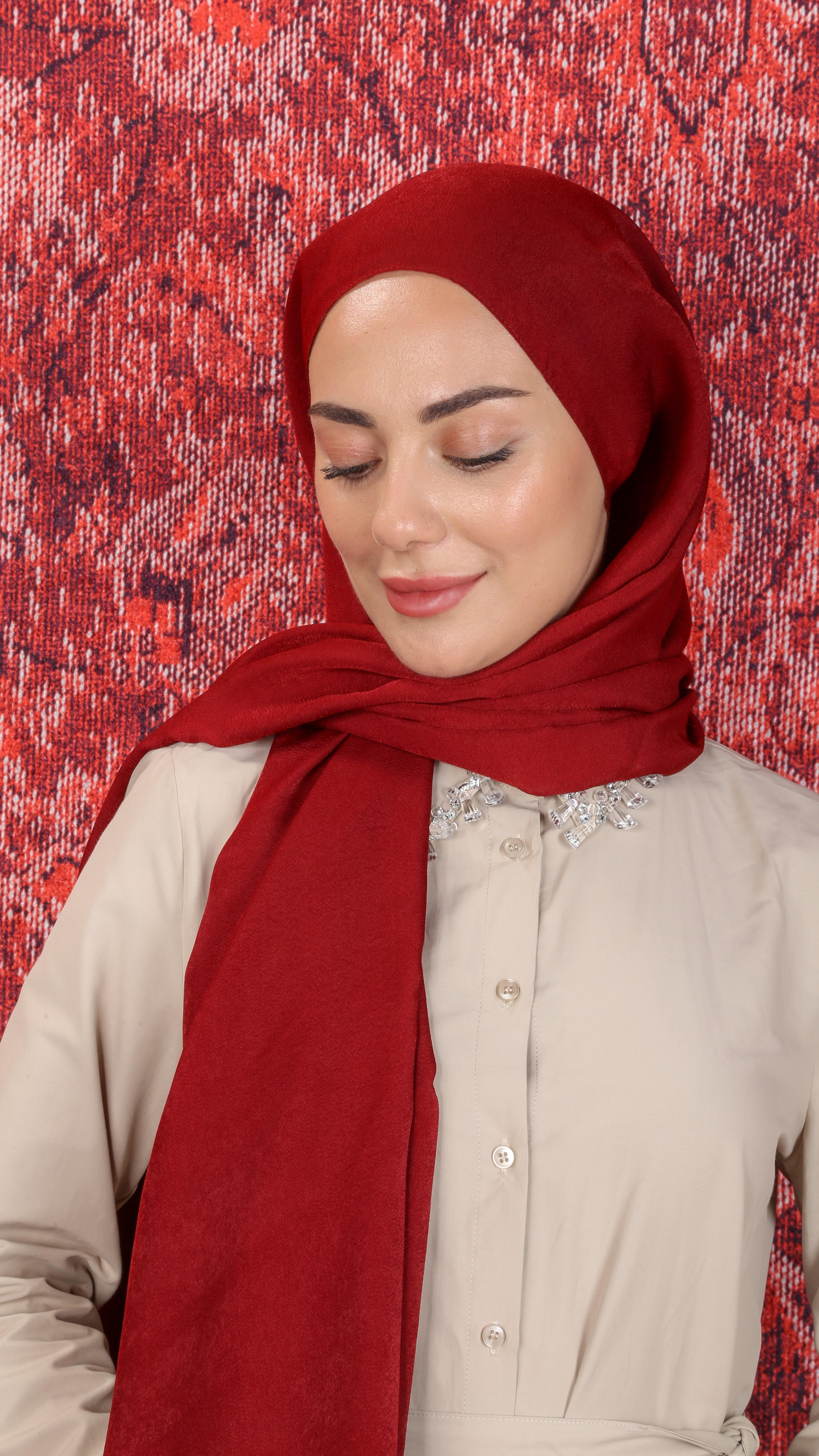 Locella Luna Şal Kırmızı-8