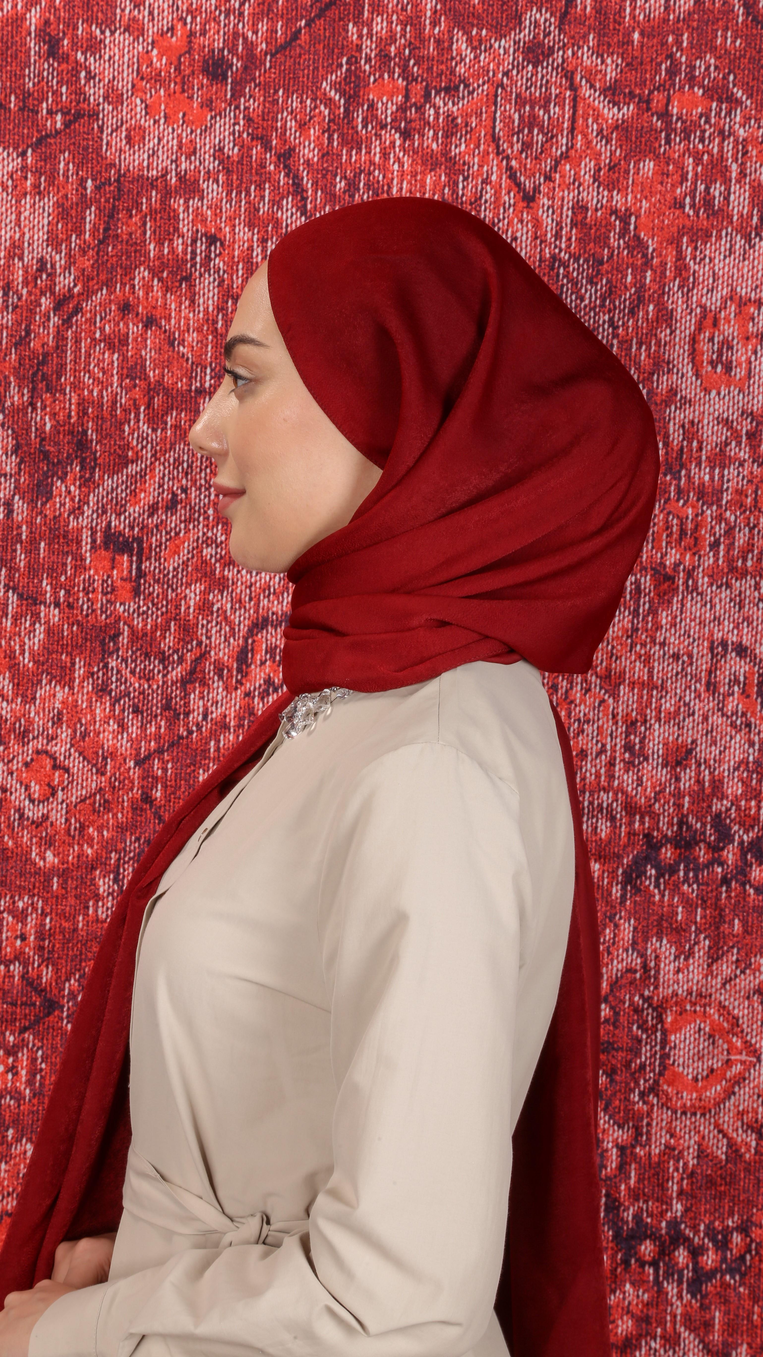 Locella Luna Şal Kırmızı-8