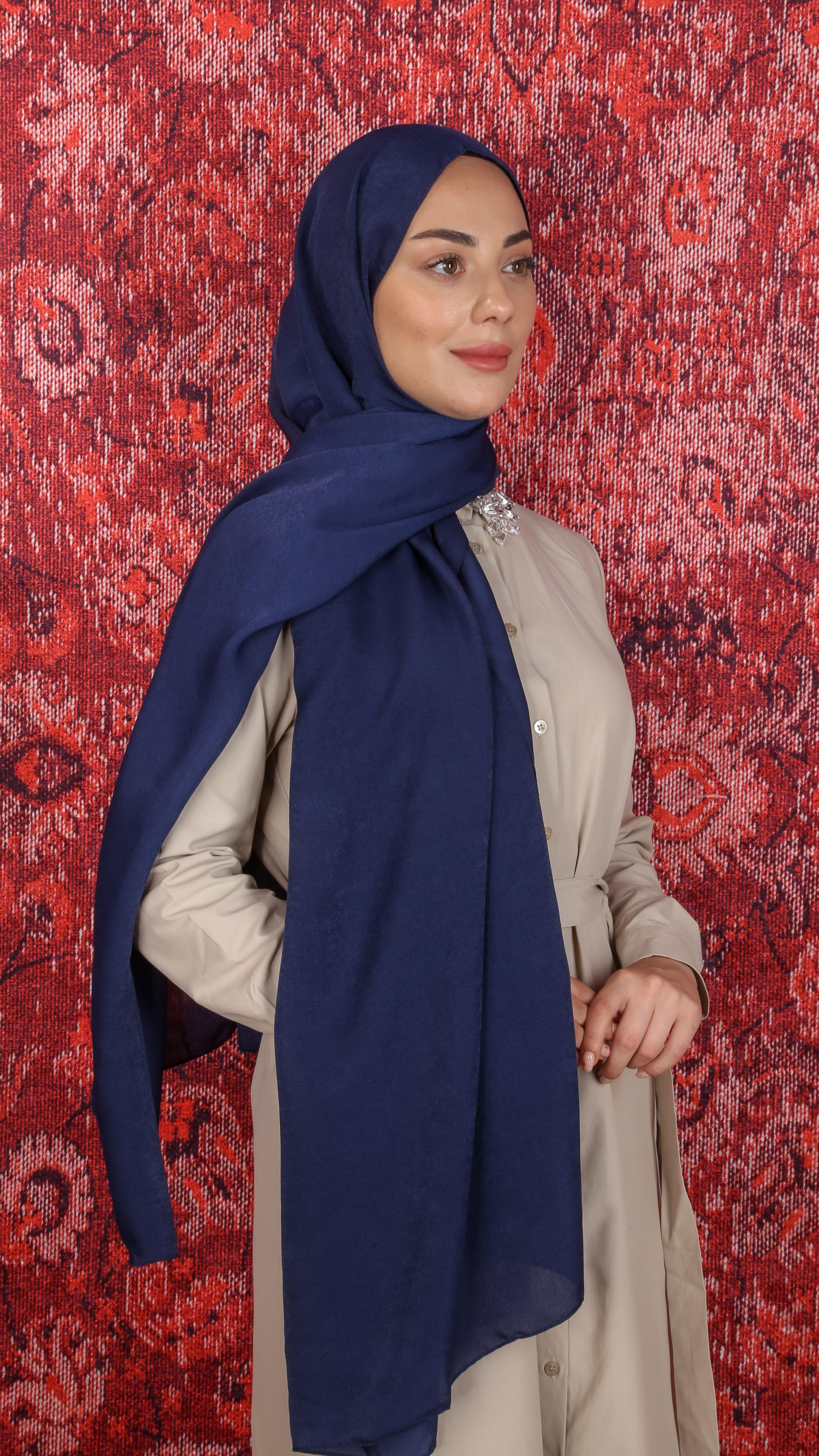 Locella Luna Şal Koyu Mavi-21