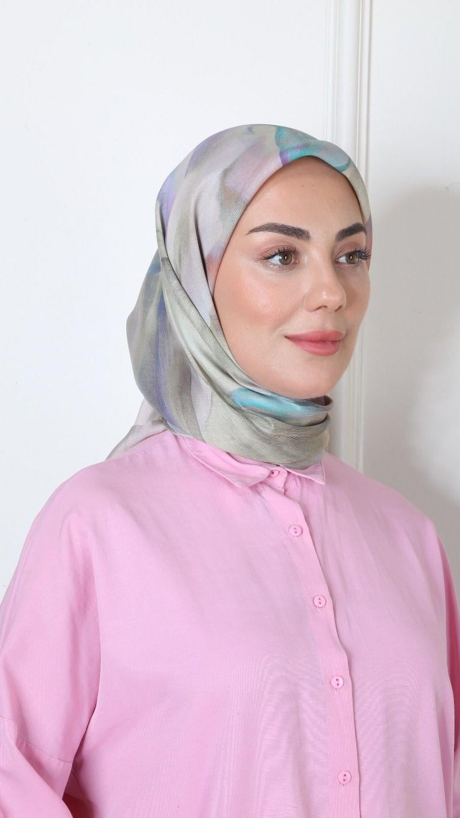 Locella Modal İpek Eşarp Mint-2