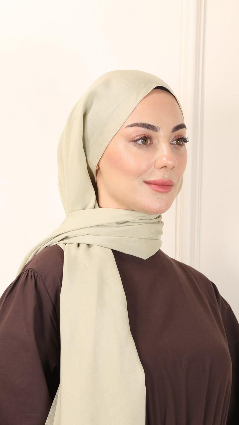 Locella Modal Şal Açık Haki-15