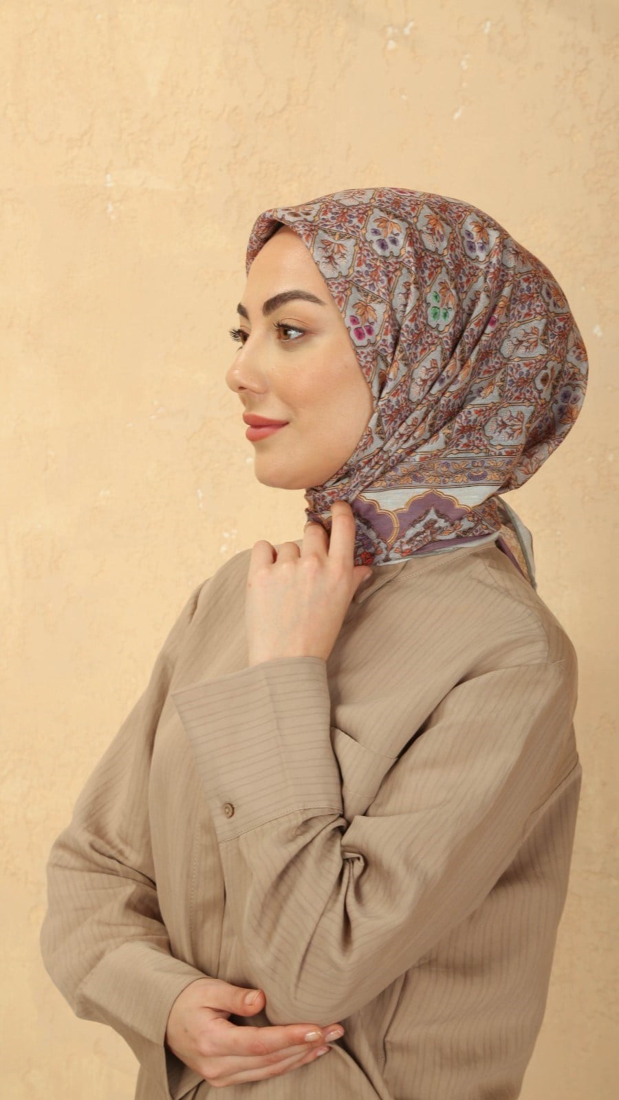 Locella Pamuk Vual Eşarp Rose
