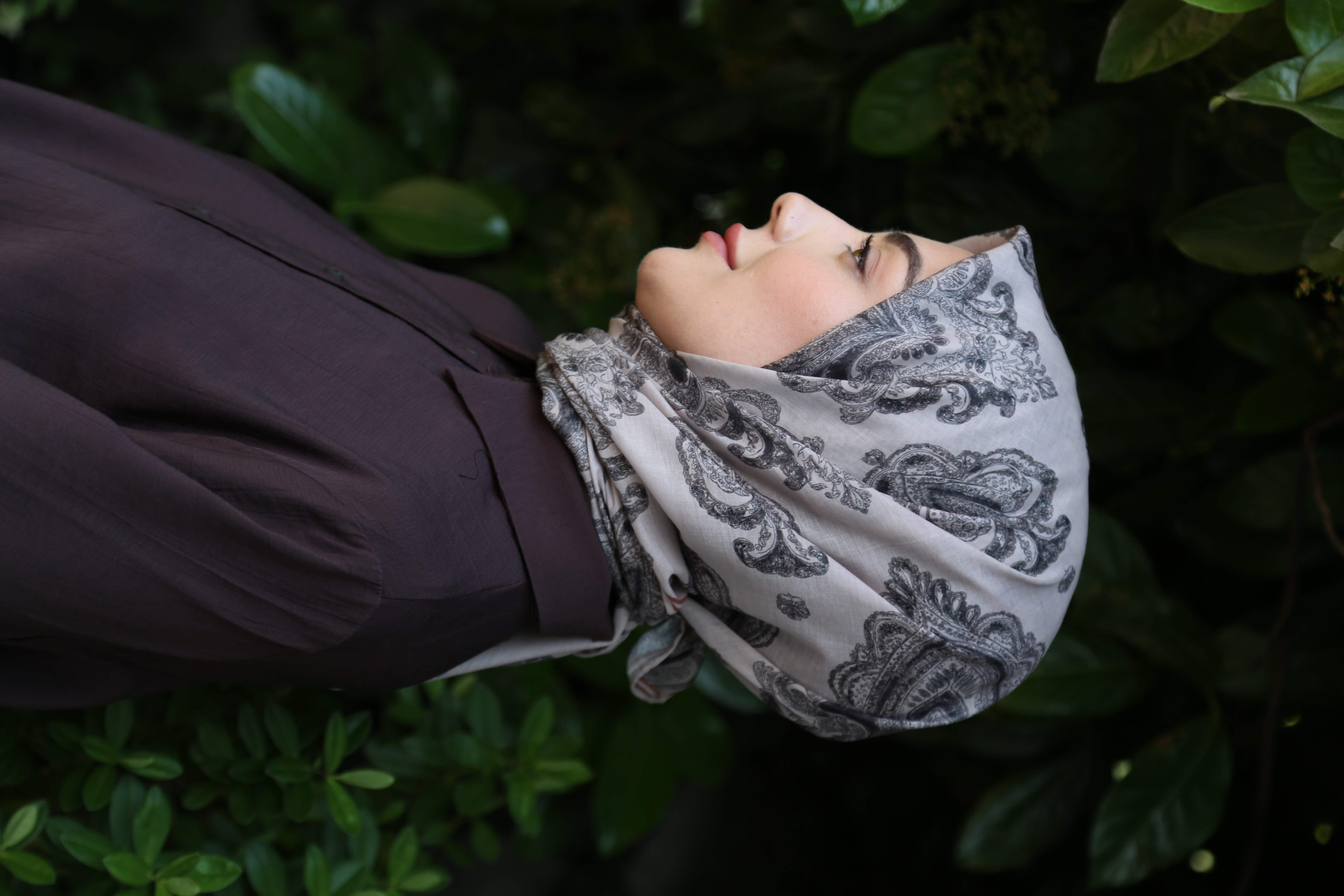 Locella Pamuk Vual Eşarp Vizon