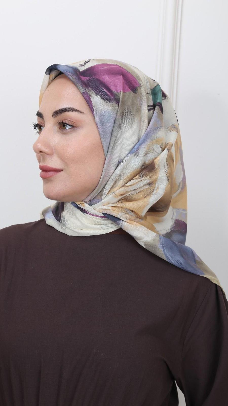 Locella Pamuk Vual Eşarp Sarı-6