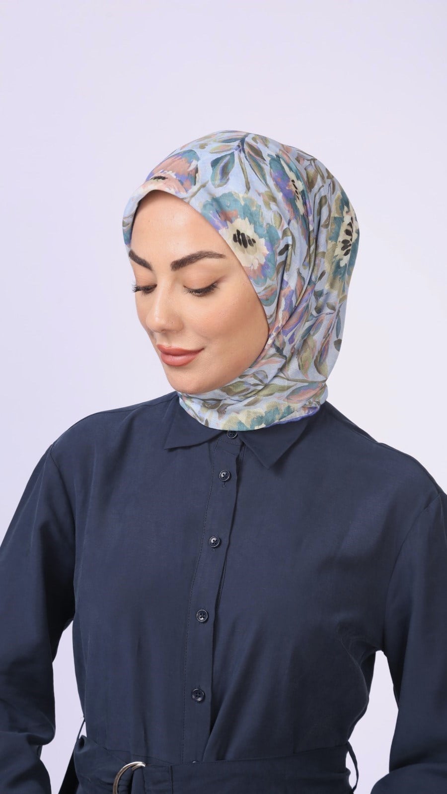 Locella Pamuk Vual Eşarp Lavanta