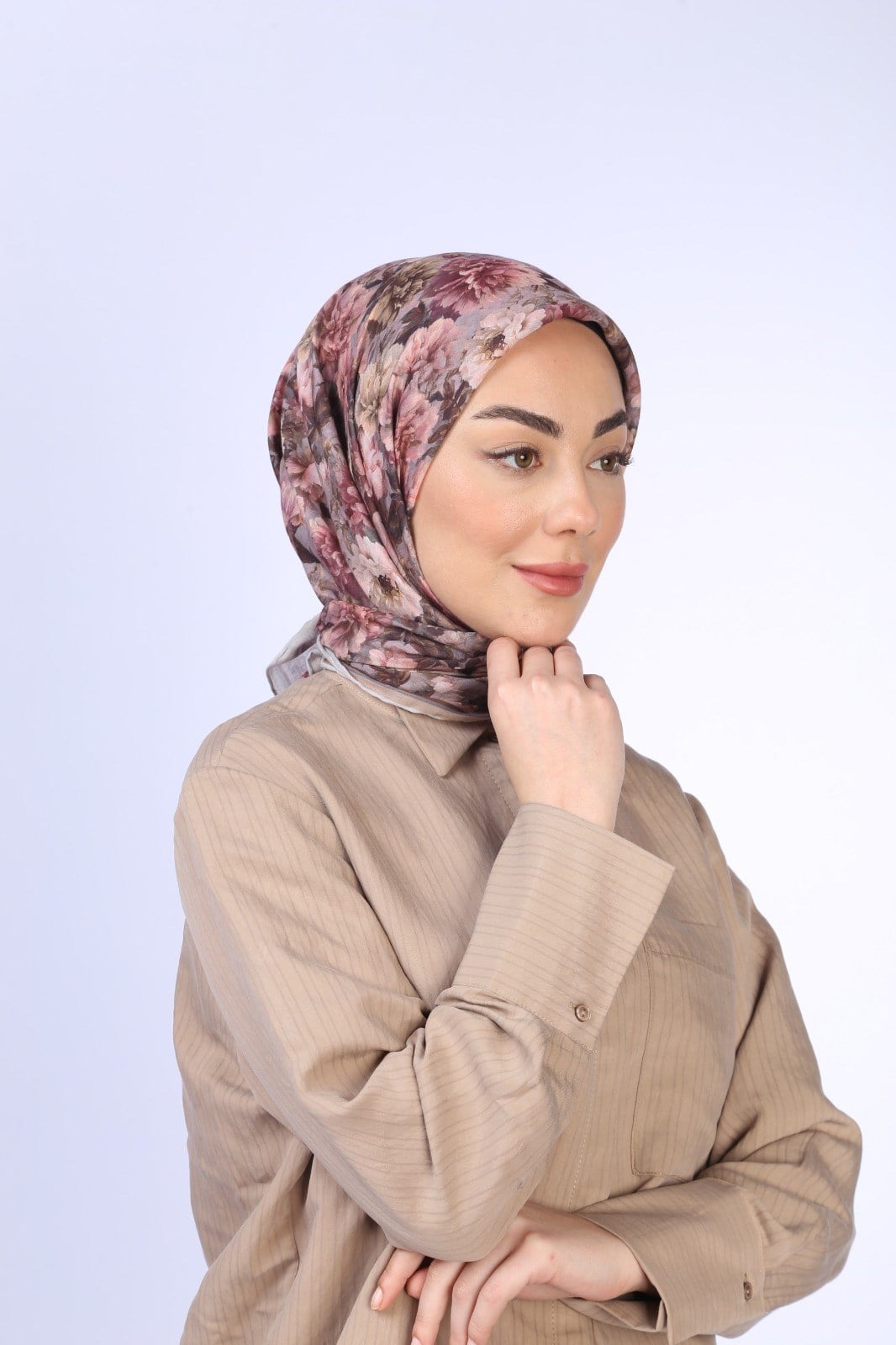 Locella Pamuk Vual Eşarp Gül Pembe