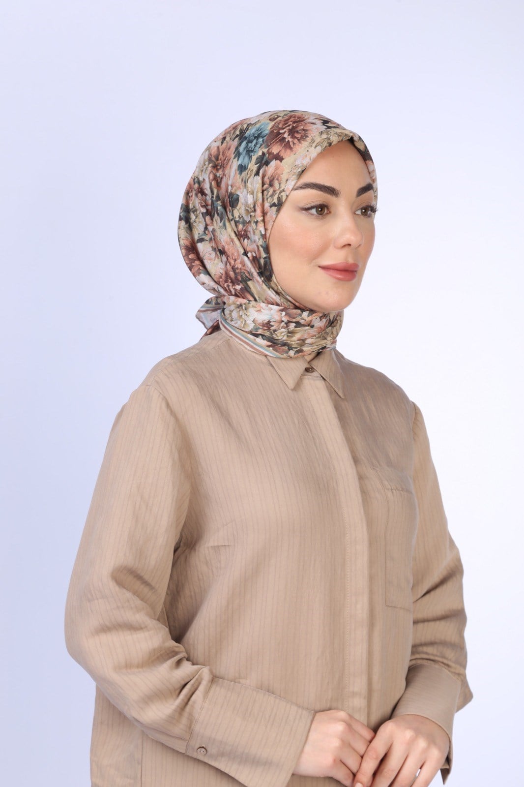 Locella Pamuk Vual Eşarp Somon