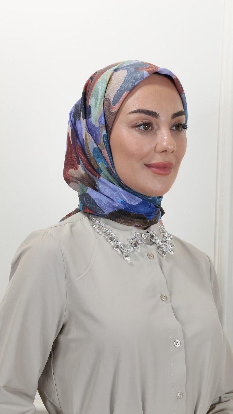 Locella Pamuk Vual Eşarp Siyah-8