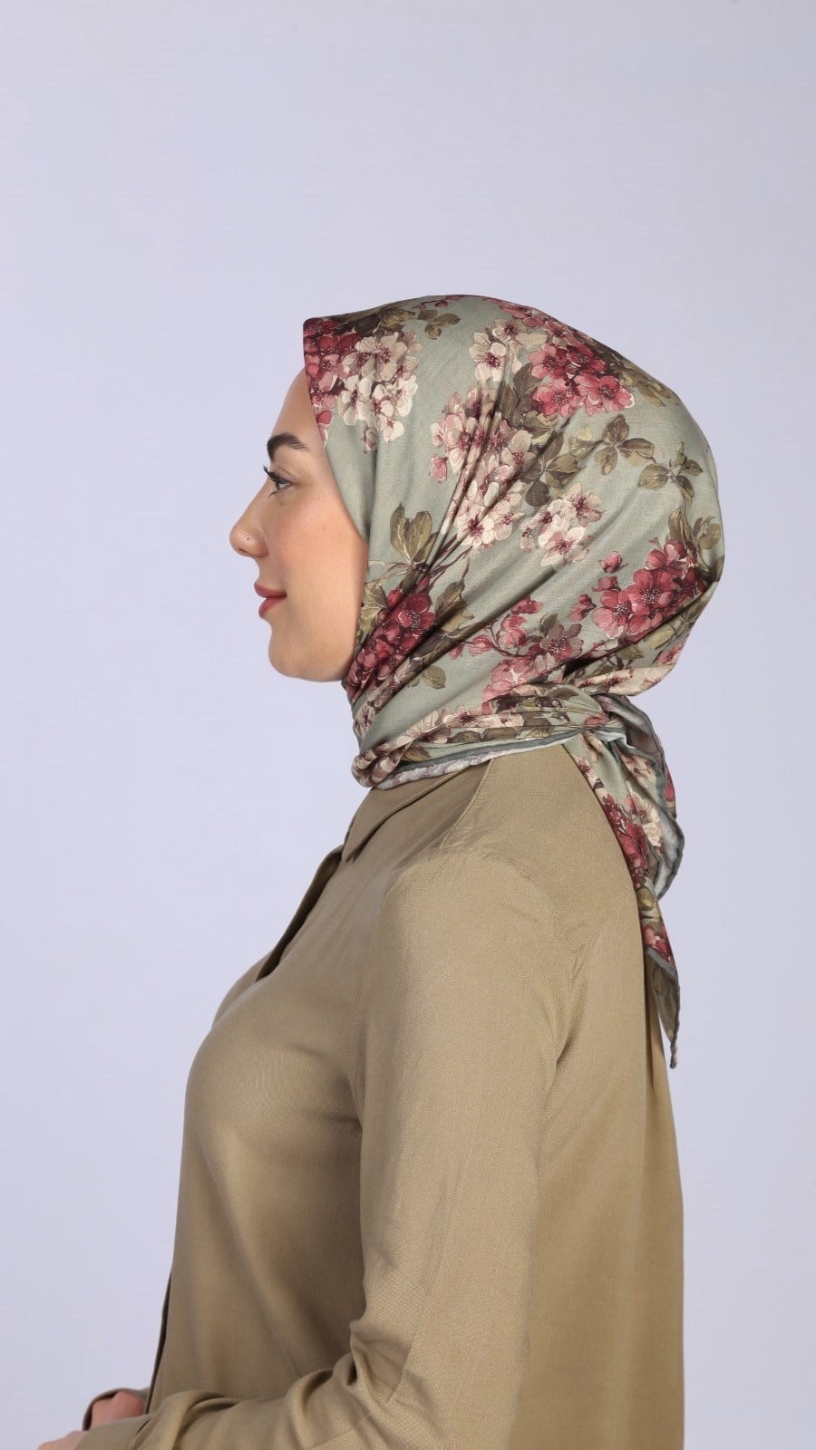 Locella Pamuk Vual Eşarp Yeşil