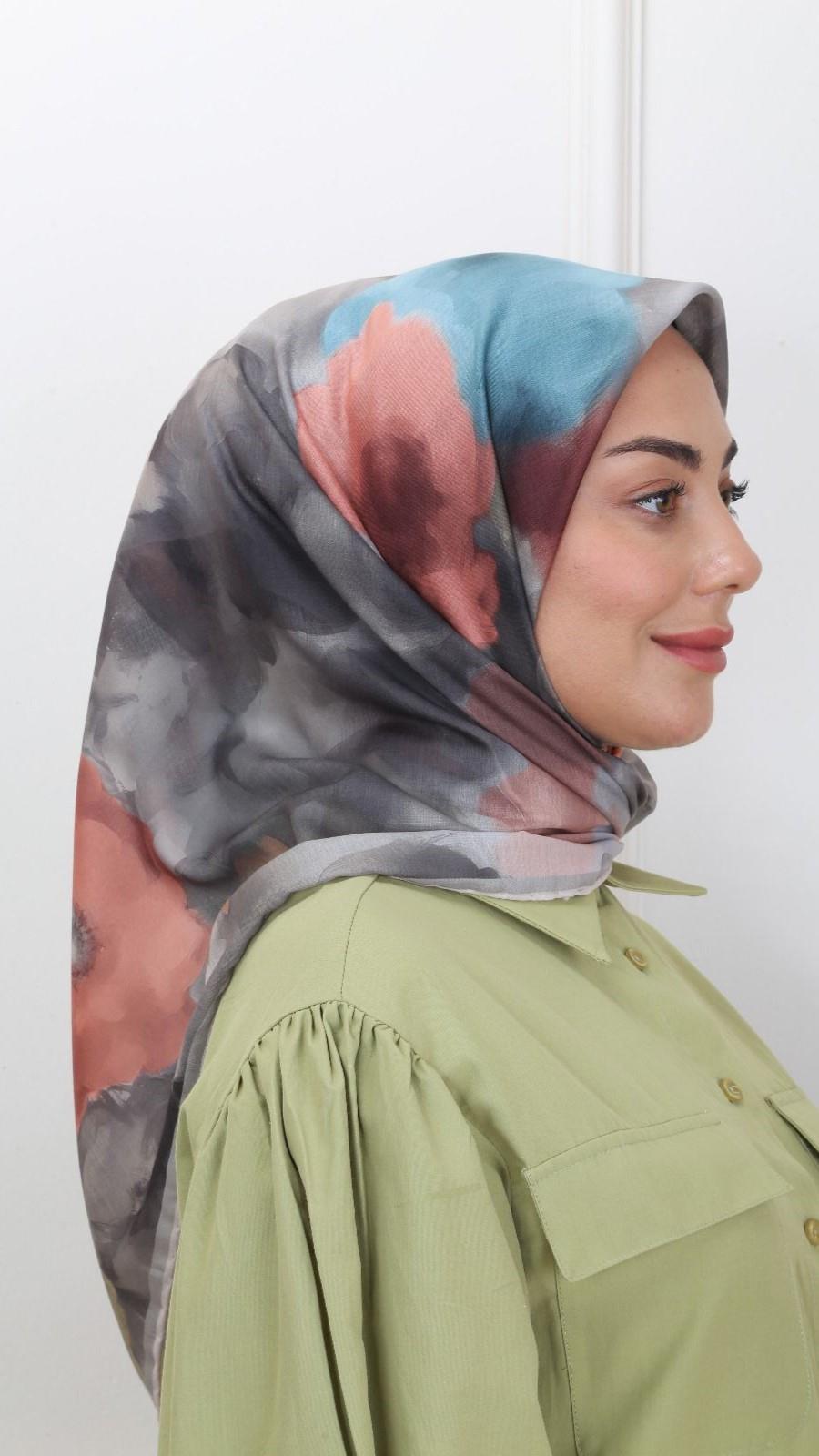 Locella Pamuk Vual Eşarp Vizon-6