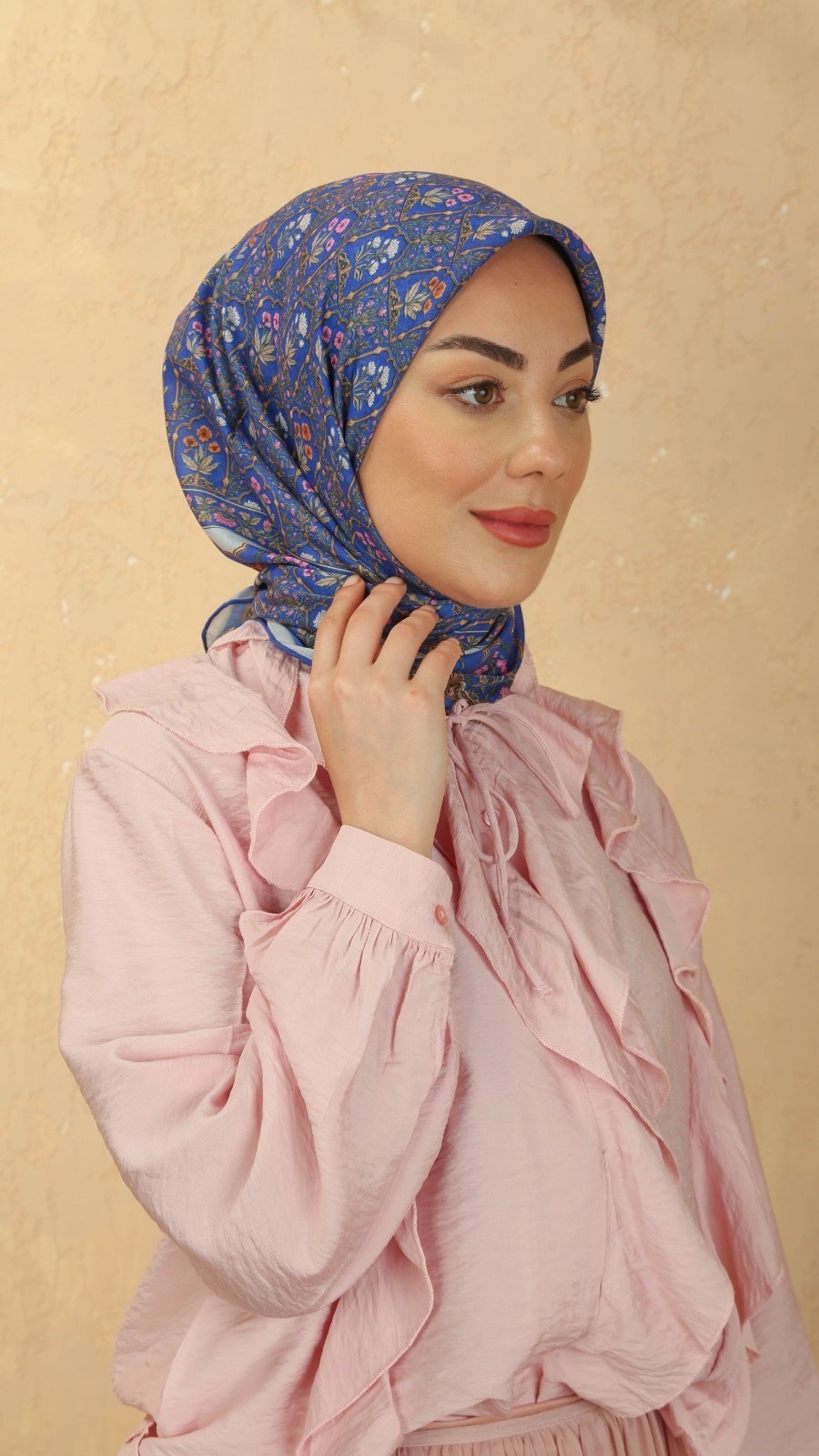 Locella Pamuk Vual Eşarp Morcivert