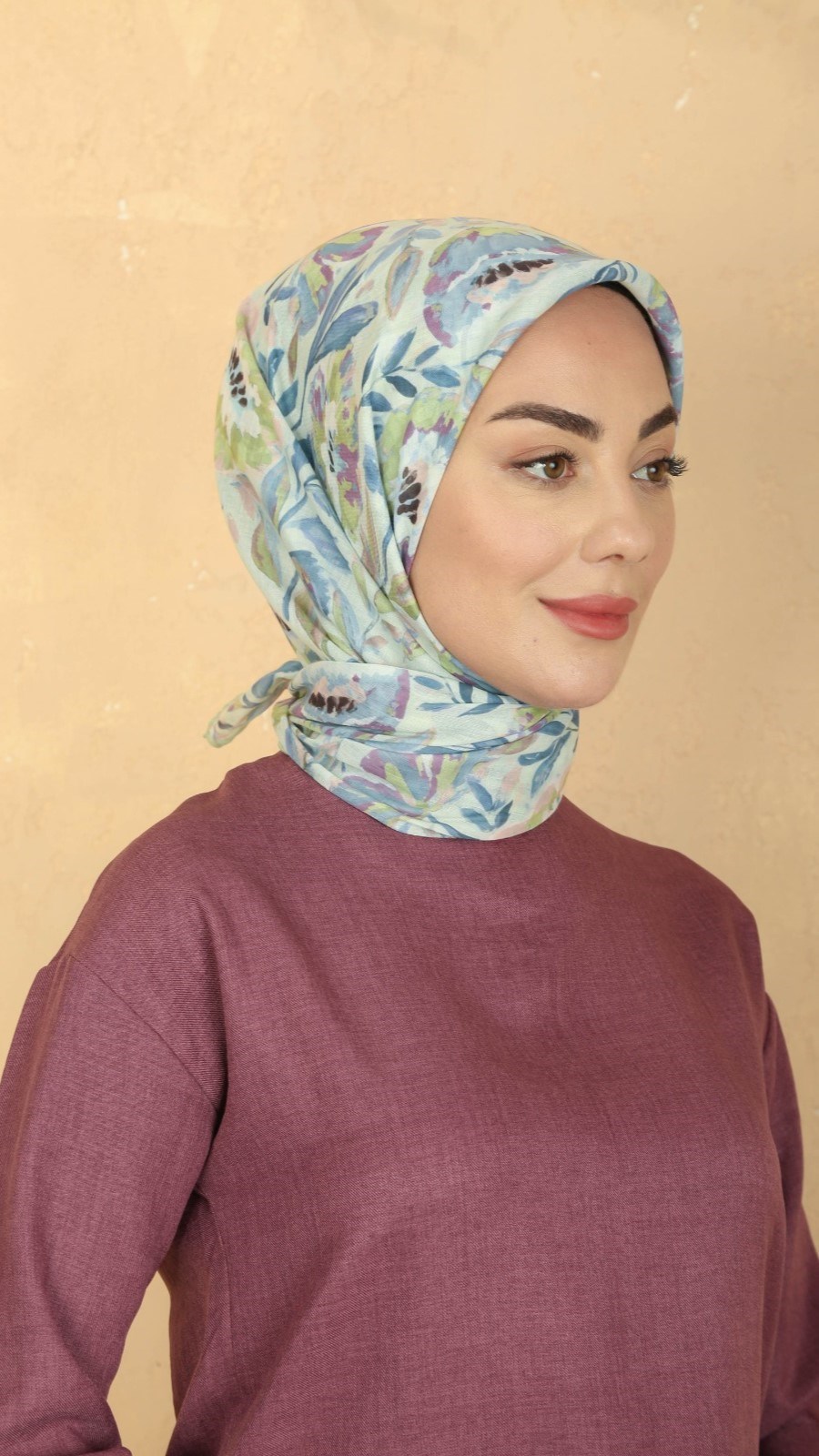 Locella Pamuk Vual Eşarp Neon
