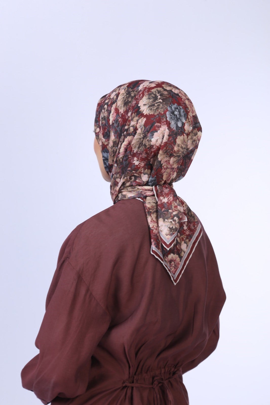 Locella Pamuk Vual Eşarp Bordo