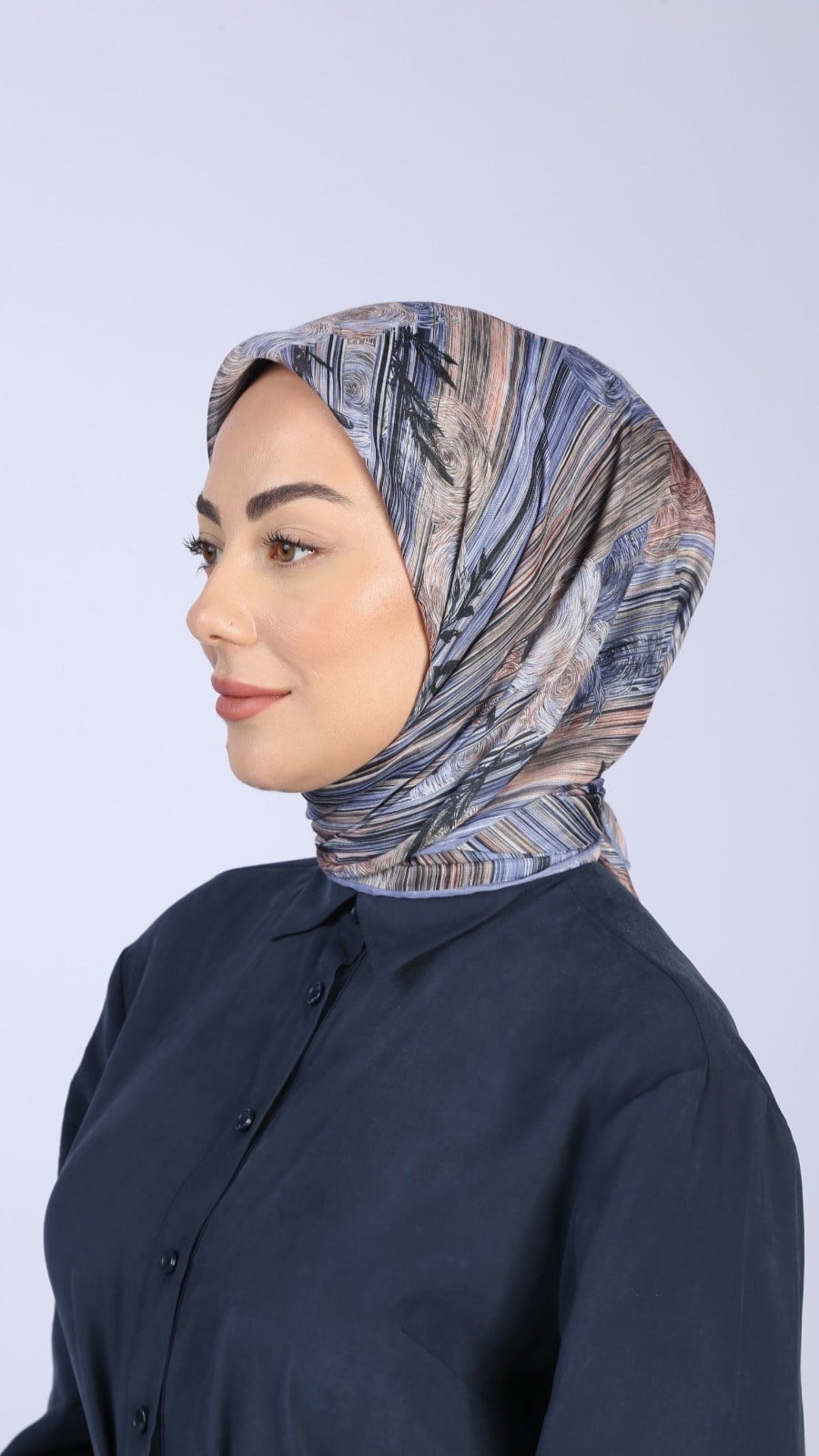 Locella Pamuk Vual Eşarp Lila