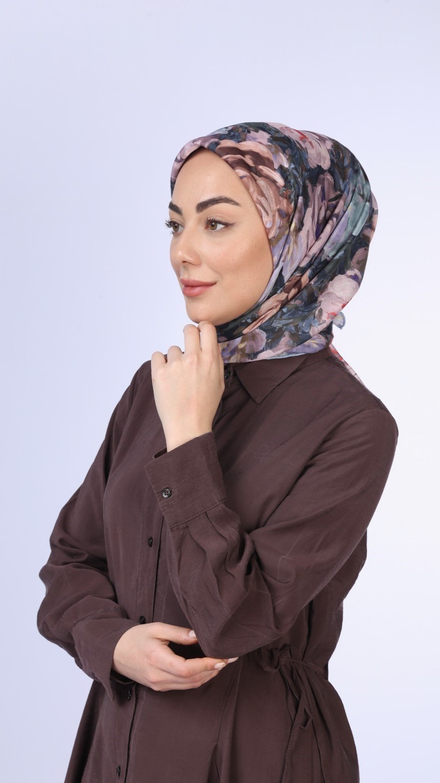 Locella Pamuk Vual Eşarp Çok Renkli