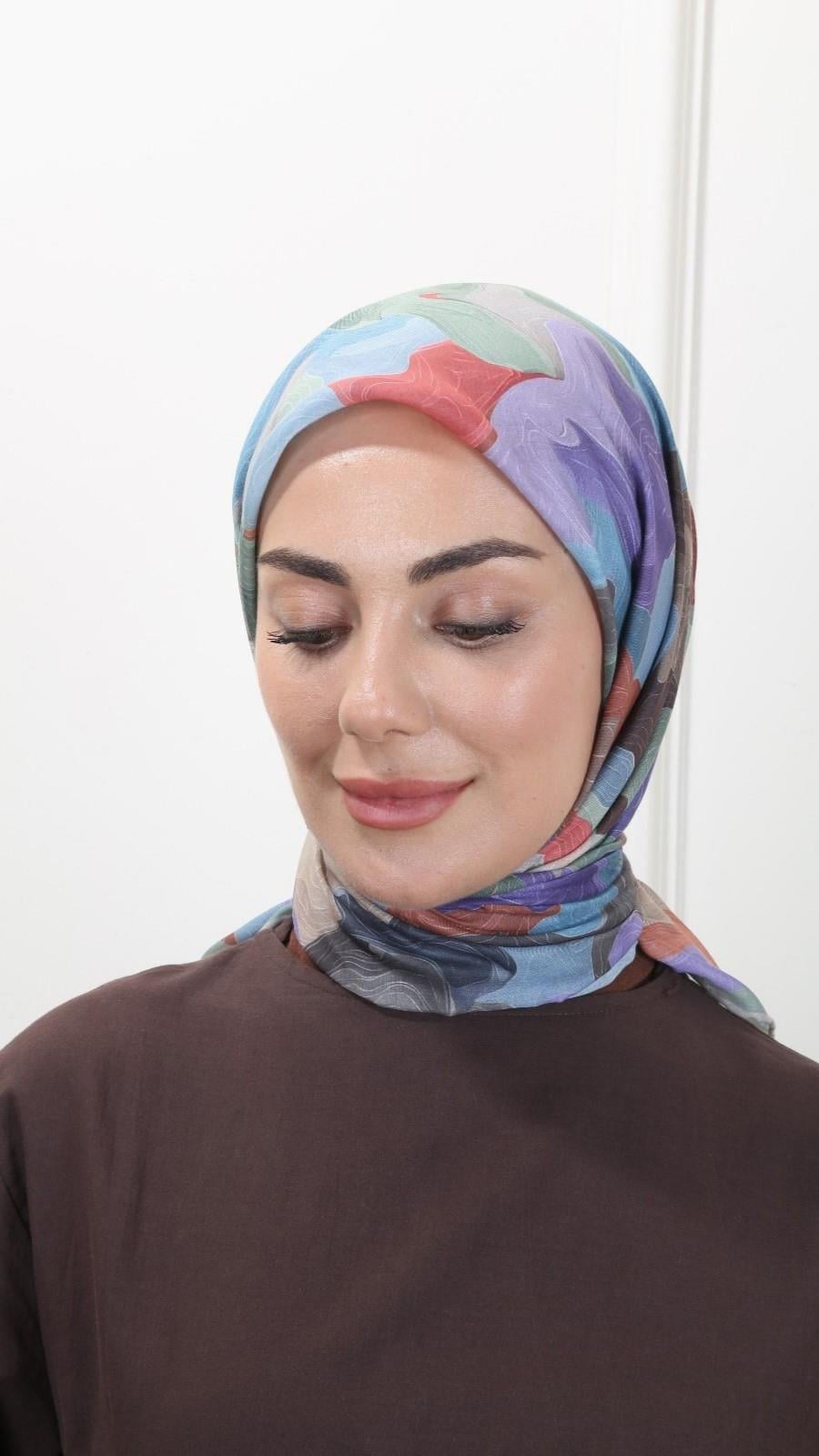 Locella Pamuk Vual Eşarp Mint Yeşil-9