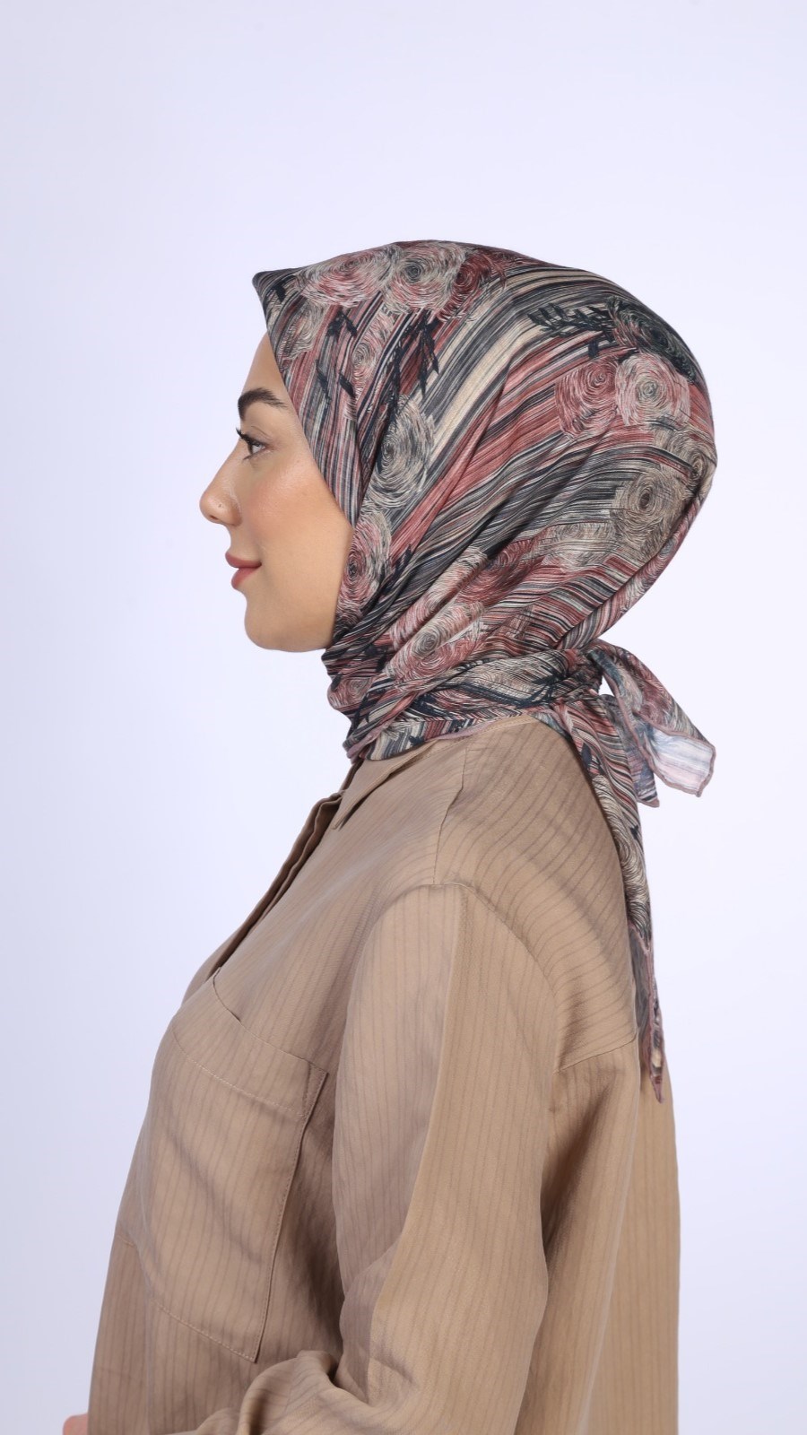 Locella Pamuk Vual Eşarp Soft Pembe