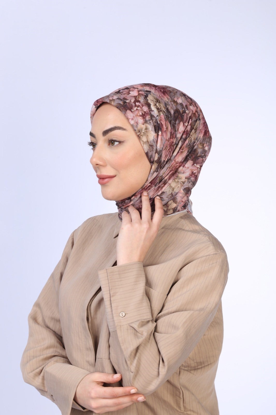 Locella Pamuk Vual Eşarp Gül Pembe