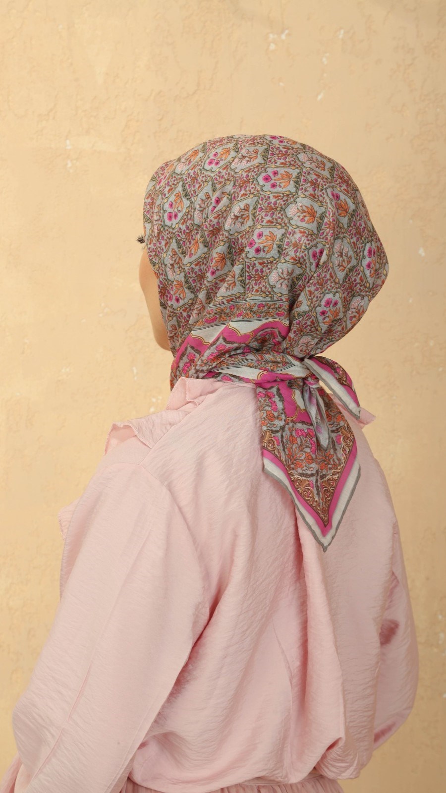 Locella Pamuk Vual Eşarp Pembe