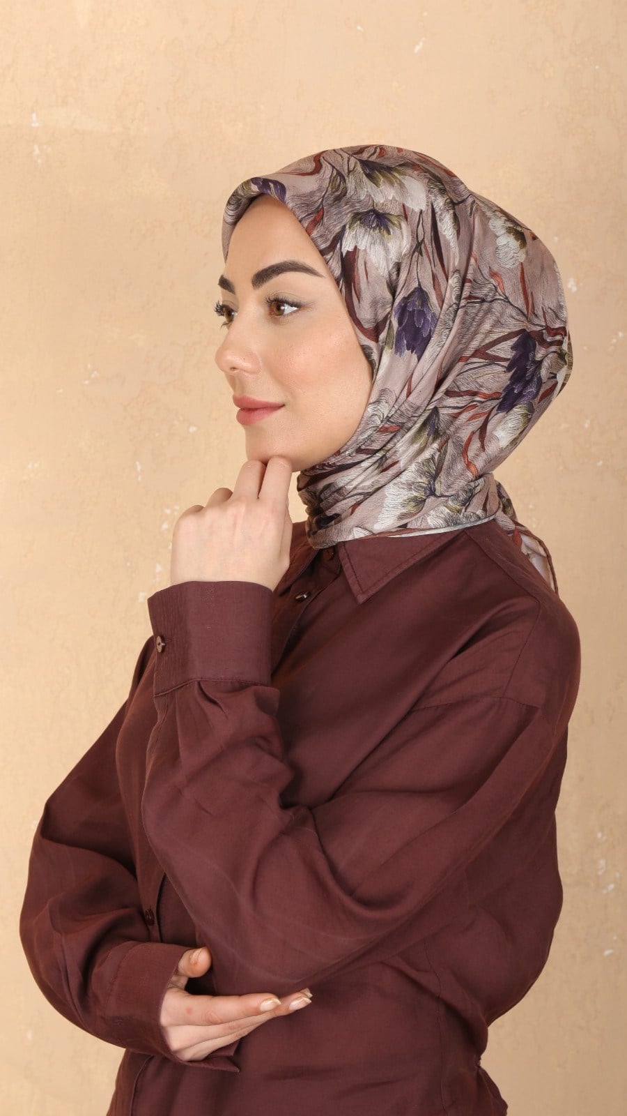 Locella Pamuk Vual Eşarp Açık Pembe