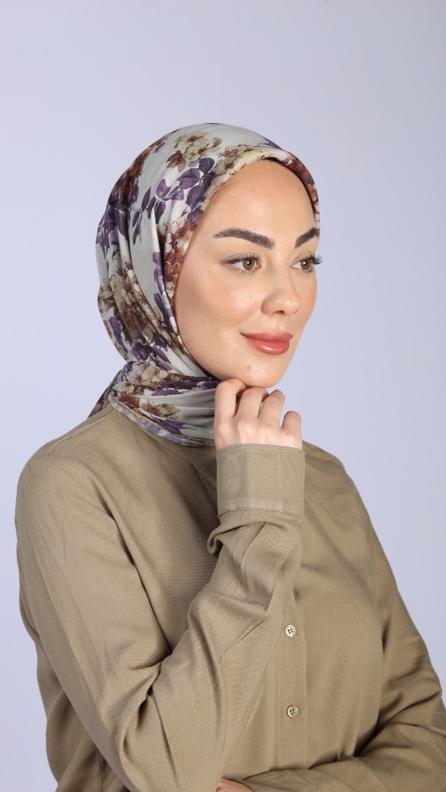 Locella Pamuk Vual Eşarp Bej