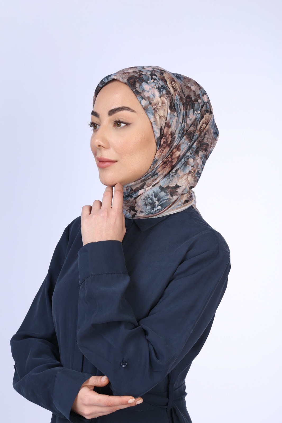 Locella Pamuk Vual Eşarp Sütlü Kahve