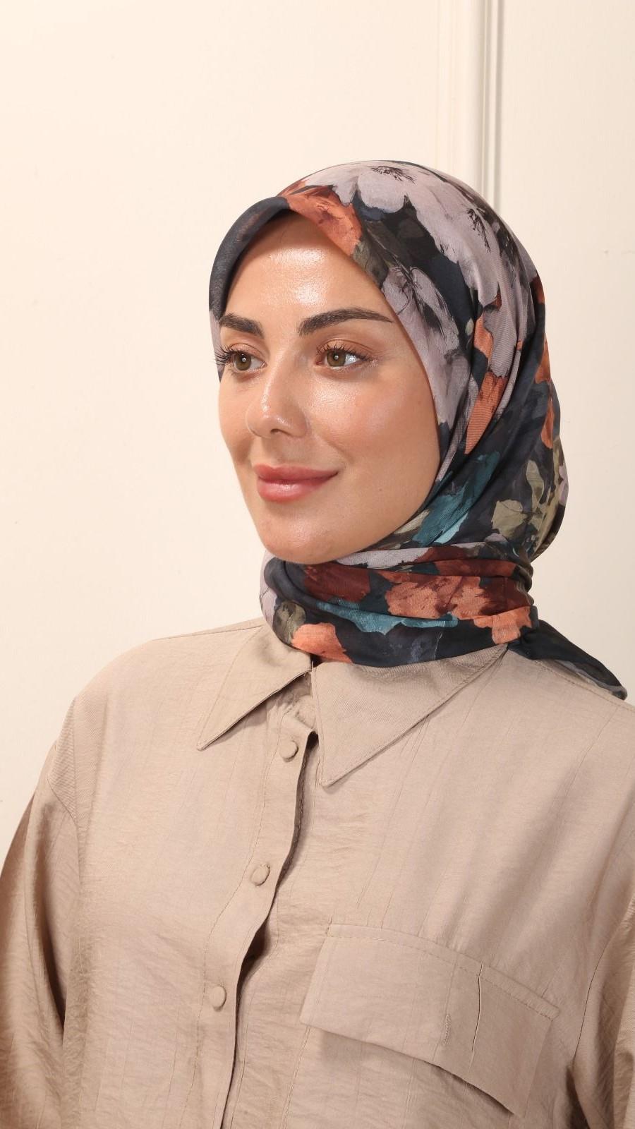 Locella Pamuk Vual Eşarp Siyah-6