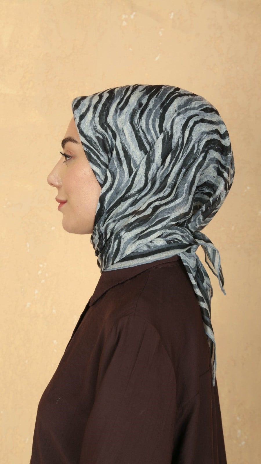 Locella Pamuk Vual Eşarp Gri