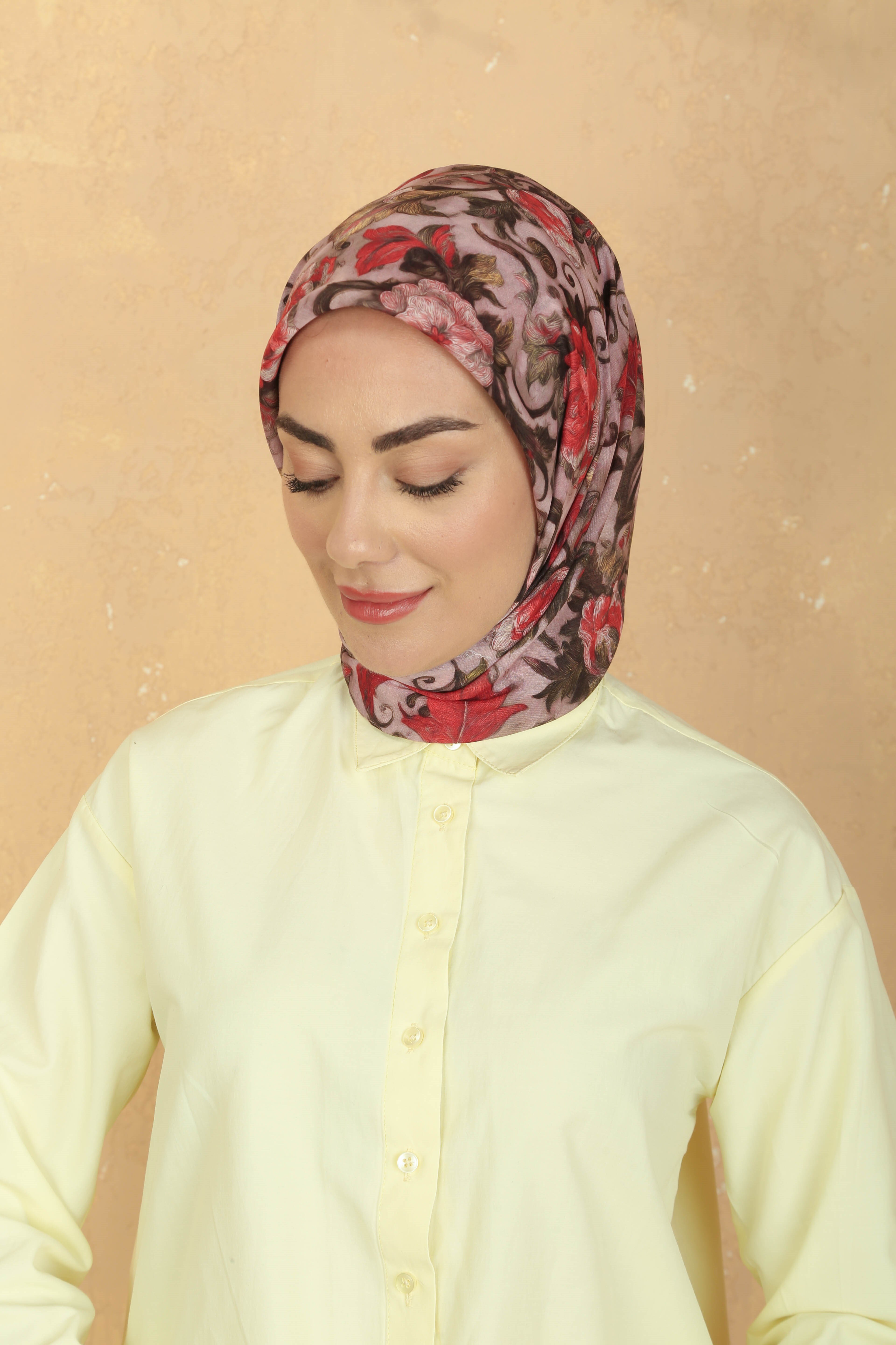 Locella Pamuk Vual Eşarp Pembe