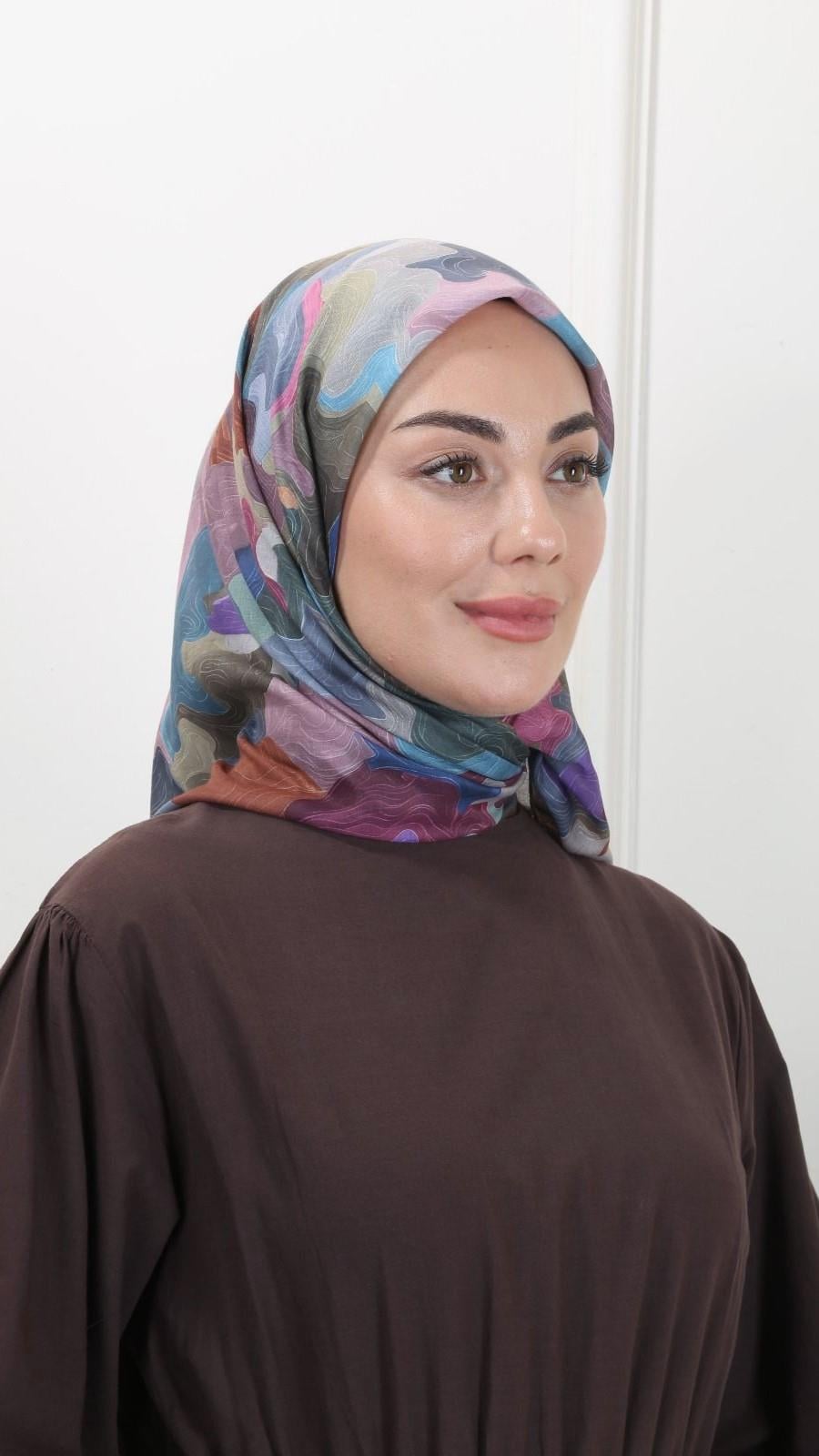 Locella Pamuk Vual Eşarp Yeşil-10