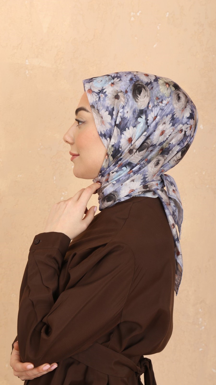 Locella Pamuk Vual Eşarp Lila