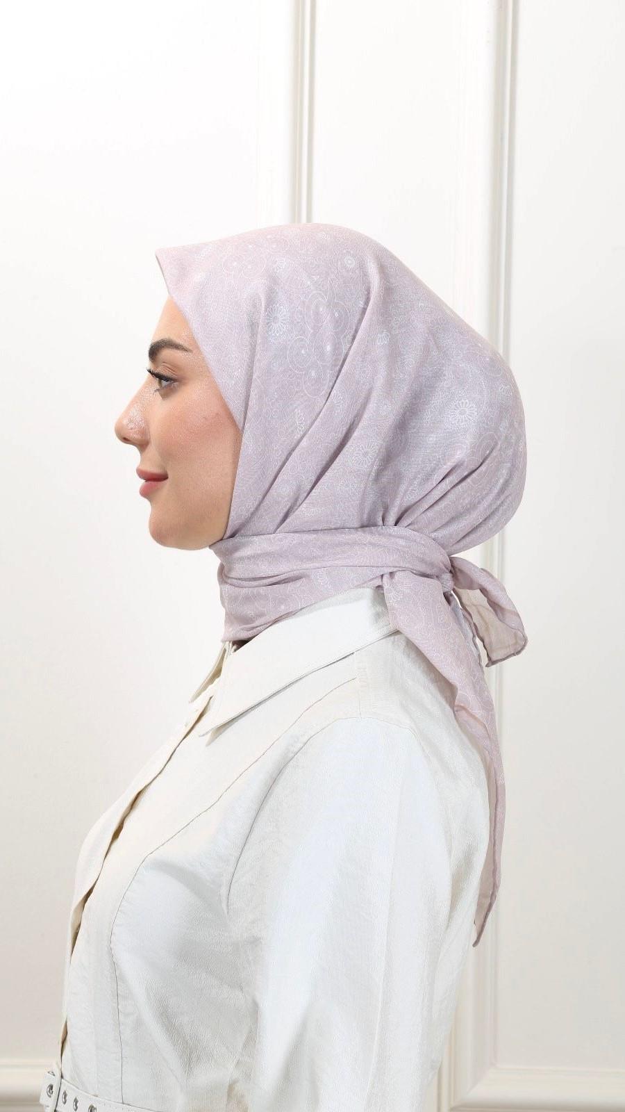 Locella Pamuk Vual Eşarp Vizon-12