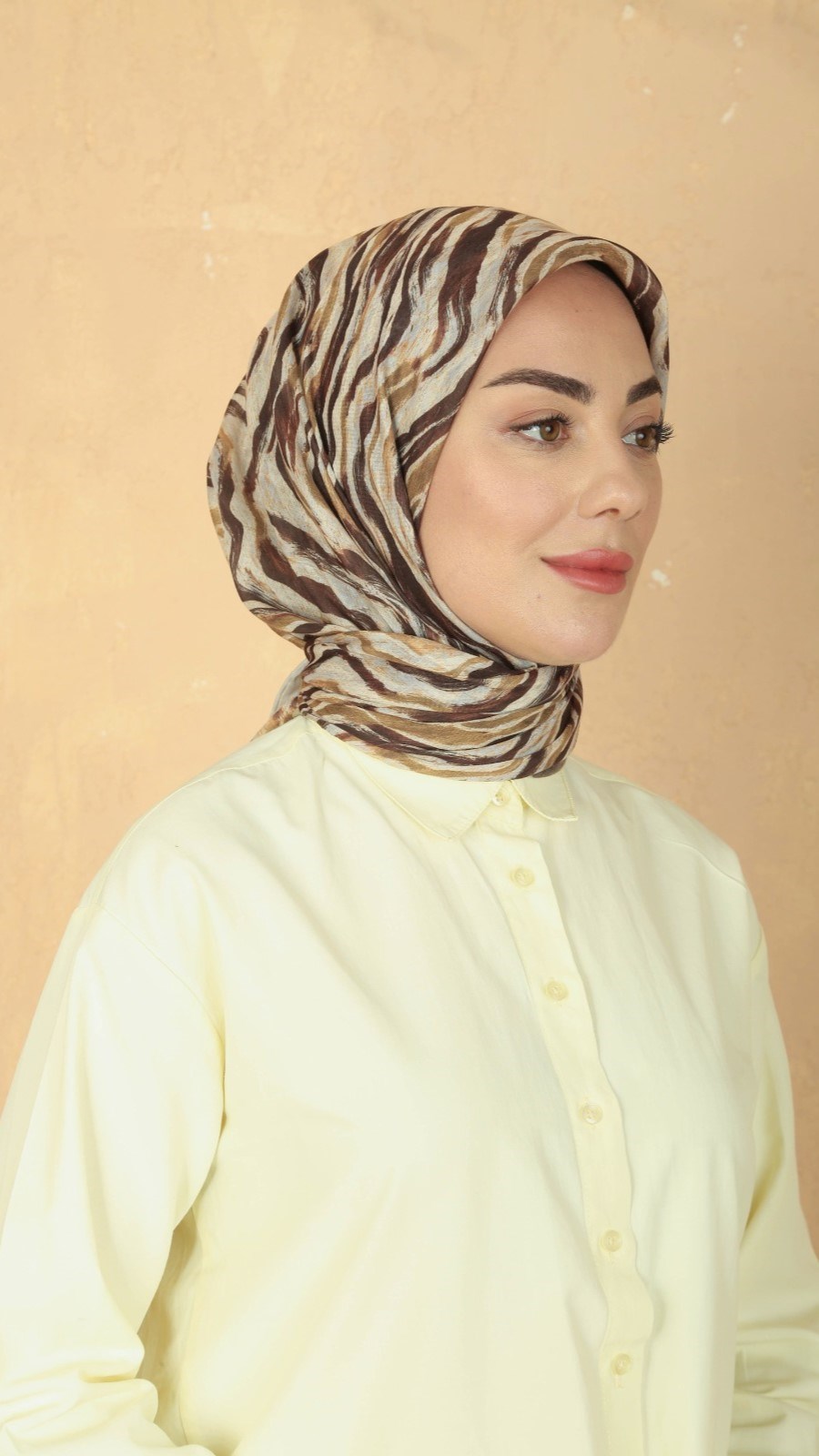 Locella Pamuk Vual Eşarp Sarı