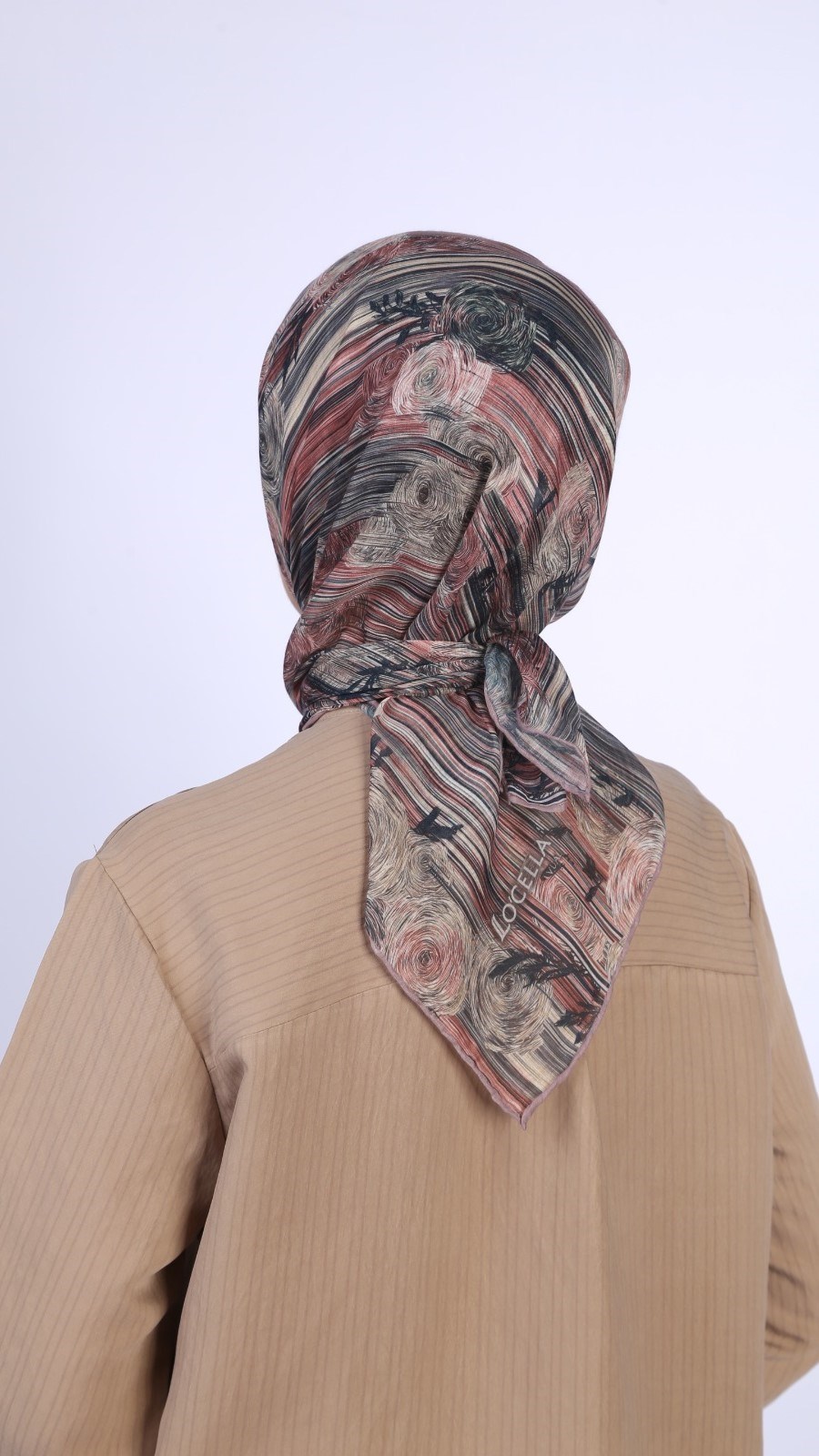 Locella Pamuk Vual Eşarp Soft Pembe