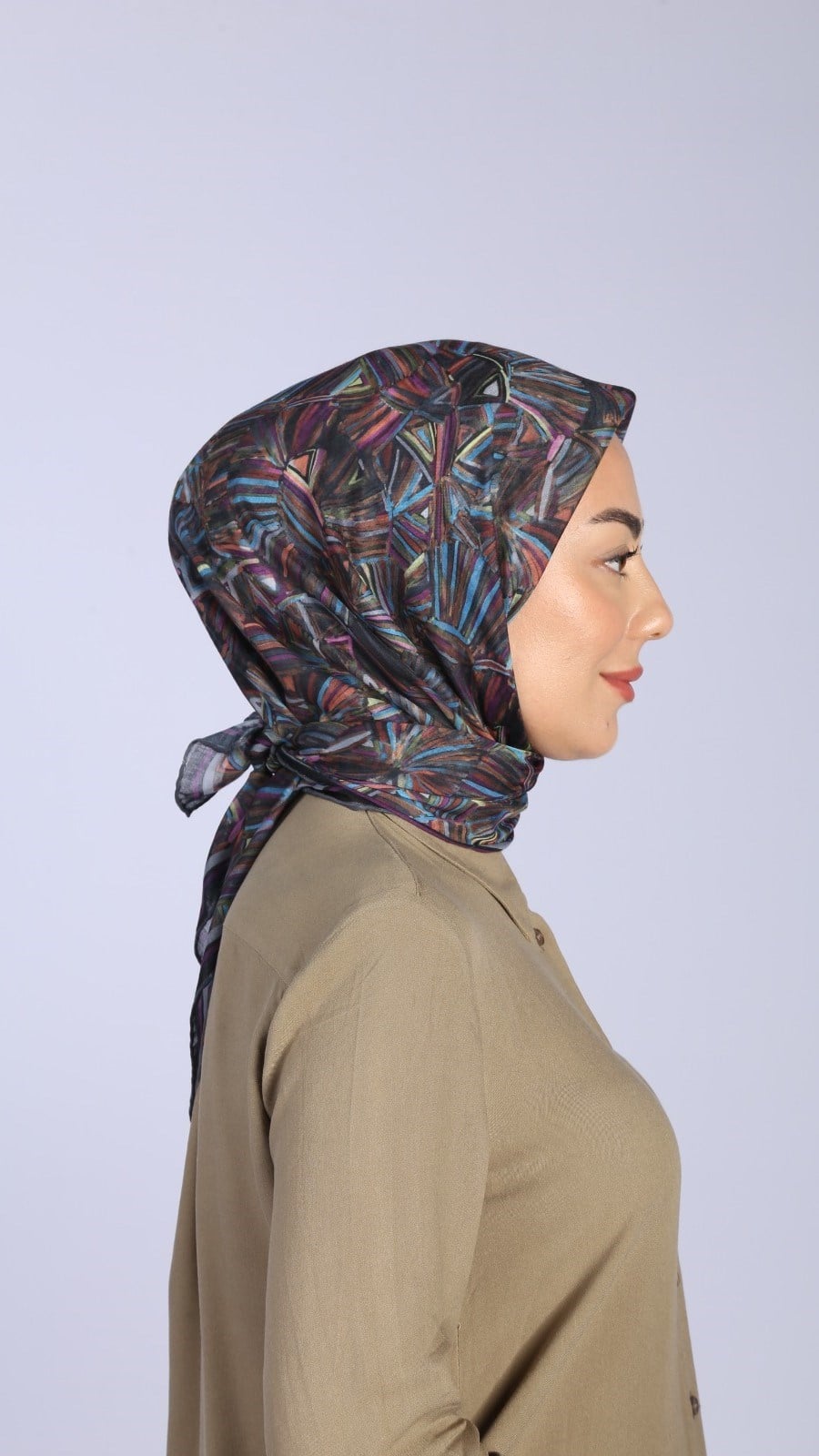 Locella Pamuk Vual Eşarp Siyah