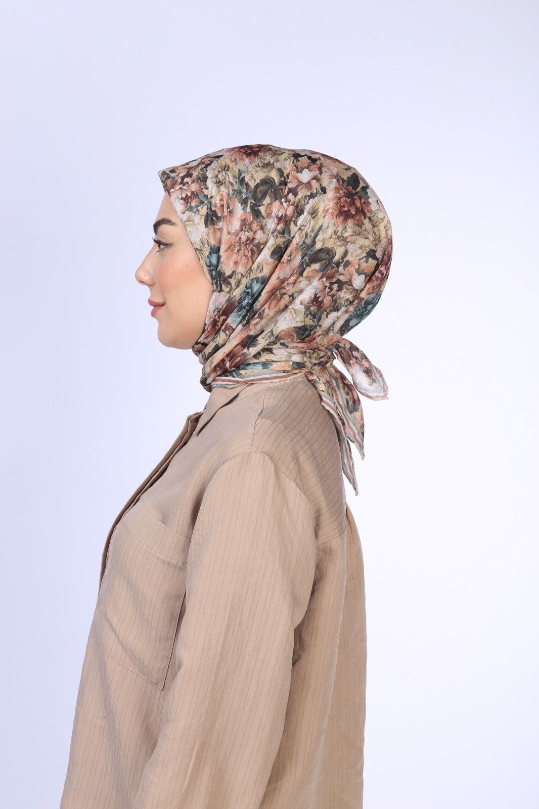 Locella Pamuk Vual Eşarp Somon