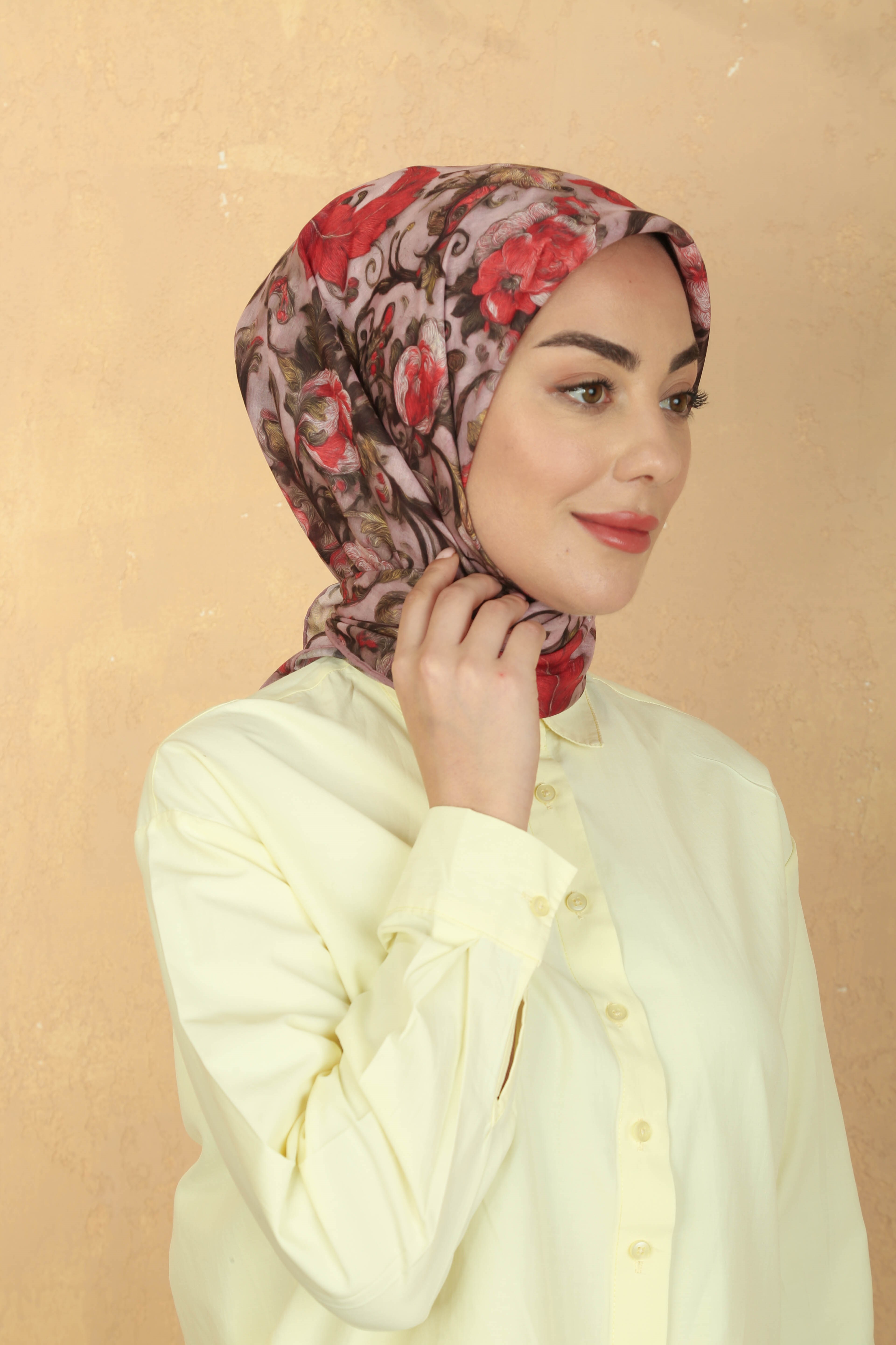 Locella Pamuk Vual Eşarp Pembe