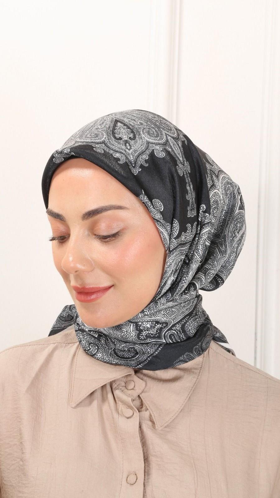 Locella Parla Eşarp Siyah-4