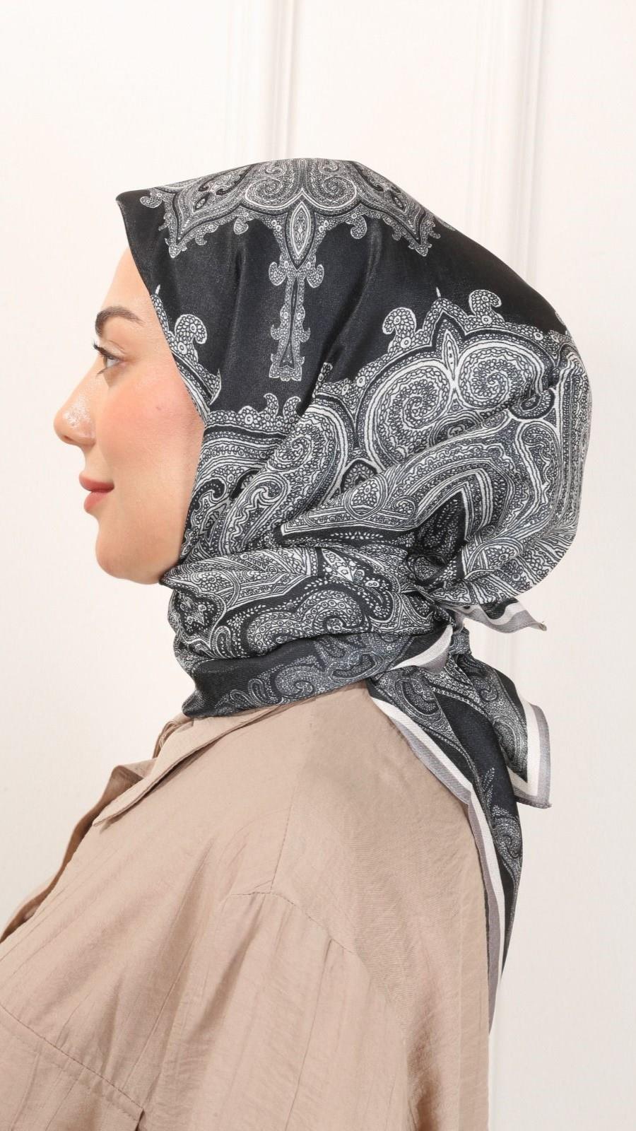 Locella Parla Eşarp Siyah-4