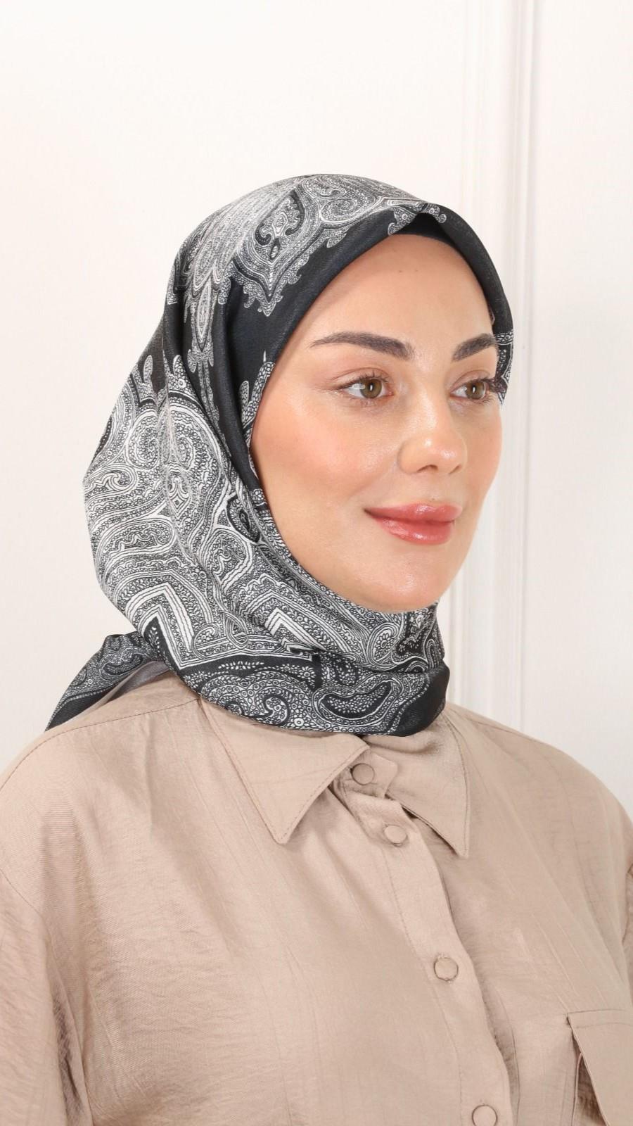 Locella Parla Eşarp Siyah-4