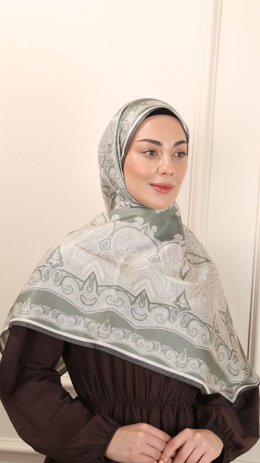Locella Parla Eşarp Yeşil-10