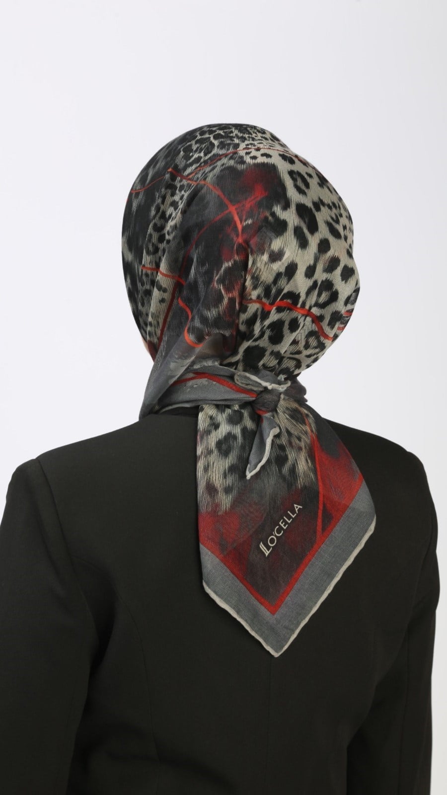 Locella Soft Pamuk Eşarp Kırmızı