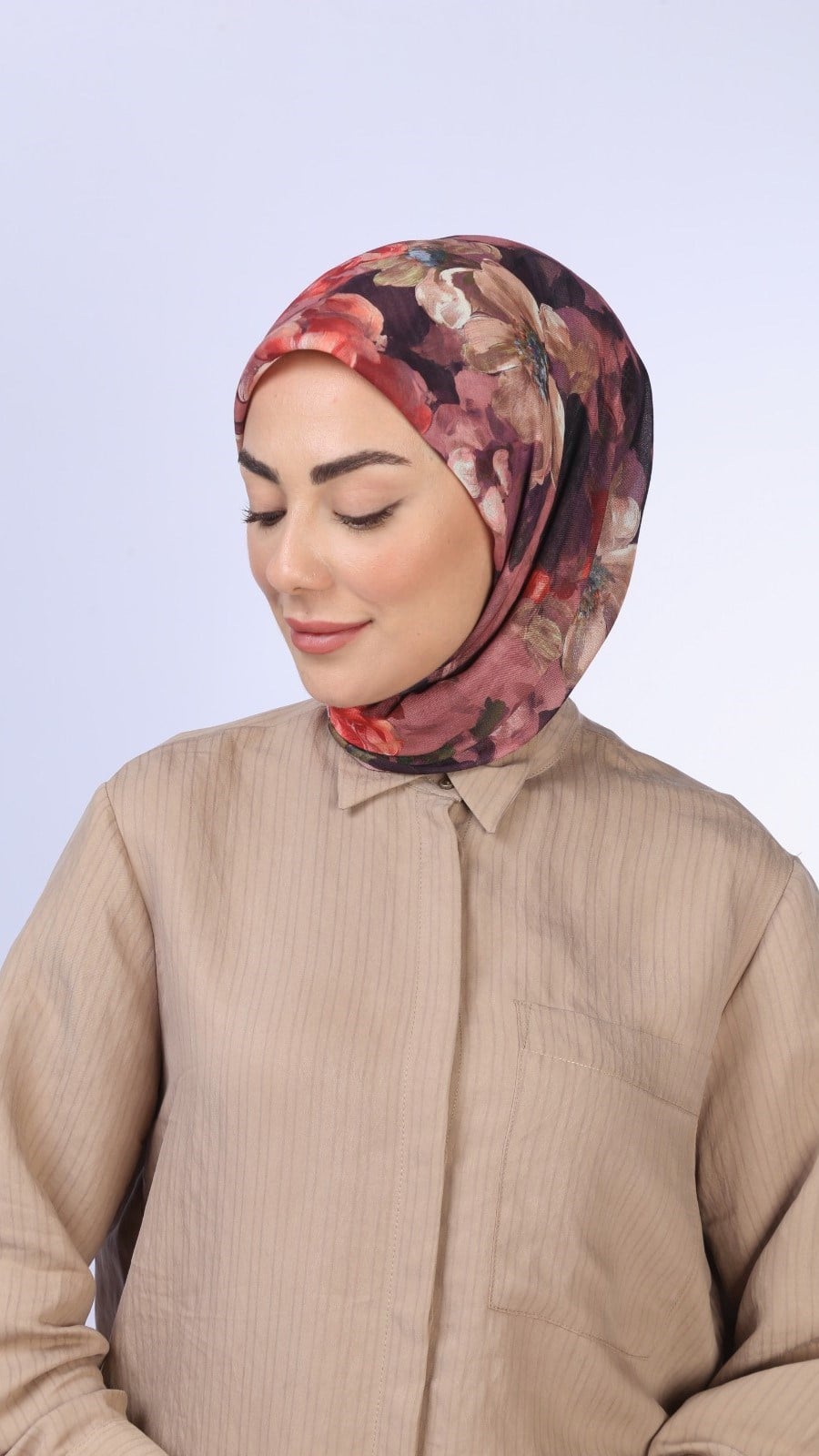 Locella Soft Pamuk Eşarp Gül Pembe