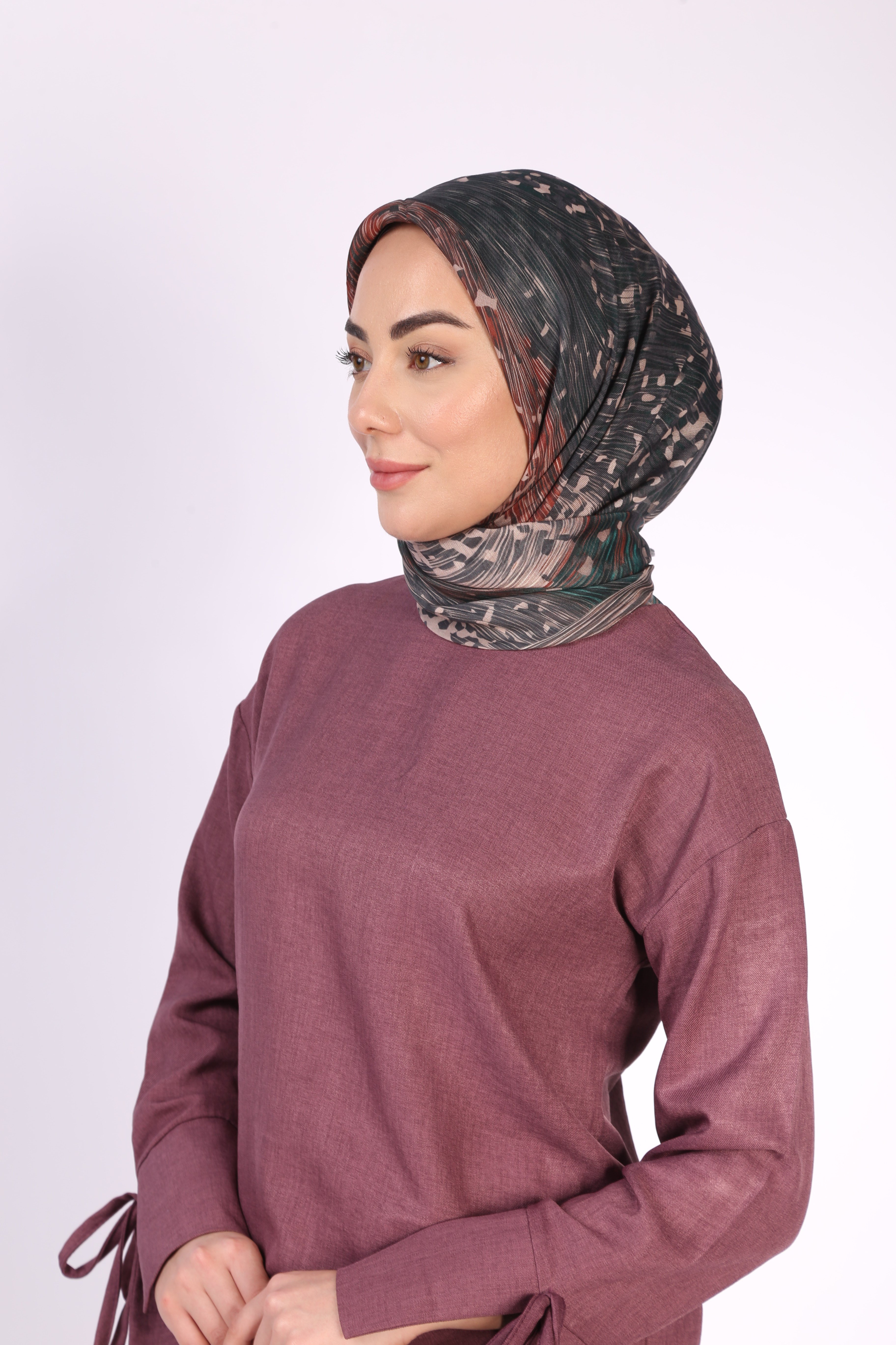 Locella Soft Pamuk Eşarp Kiremit