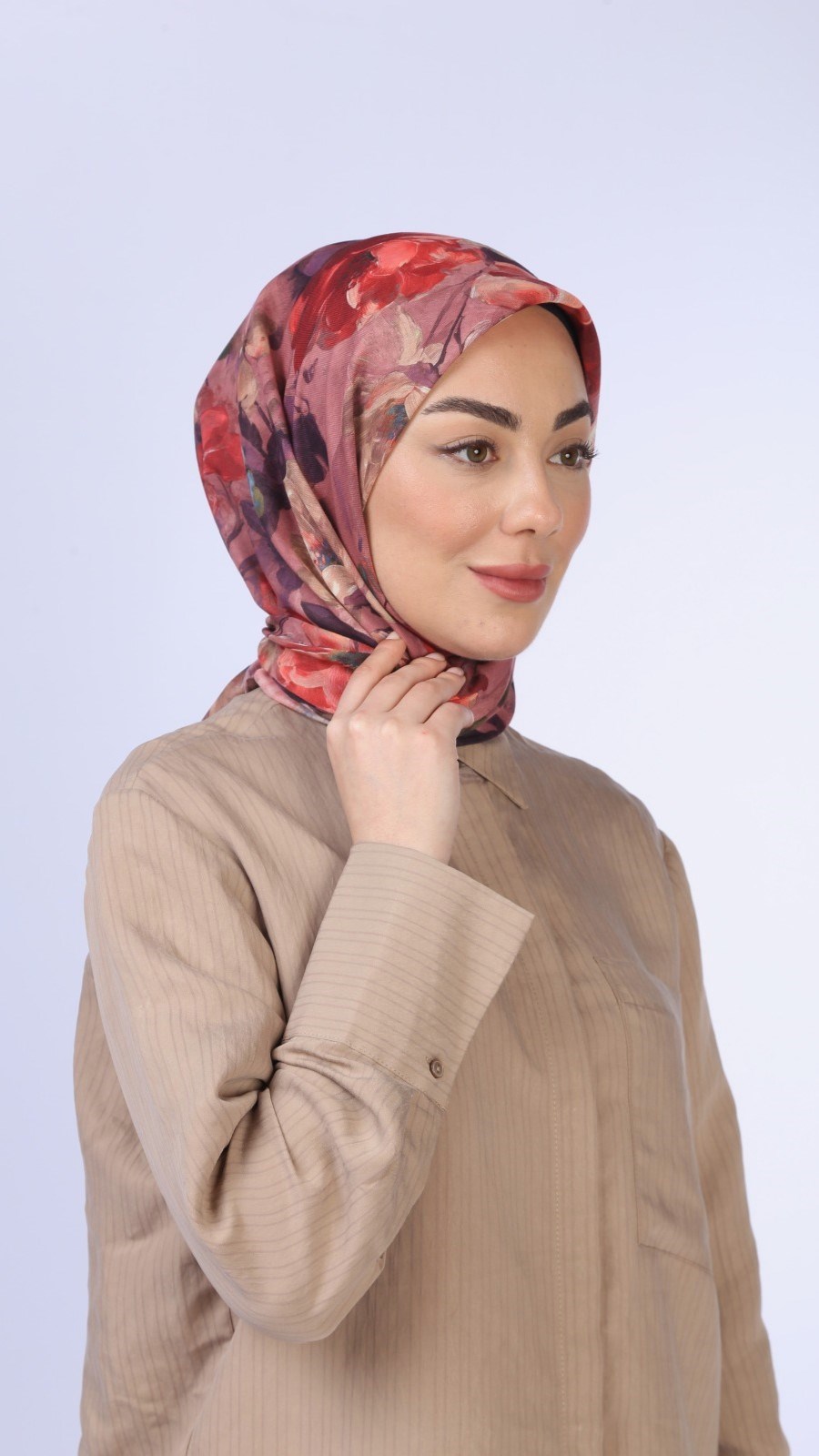 Locella Soft Pamuk Eşarp Gül Pembe