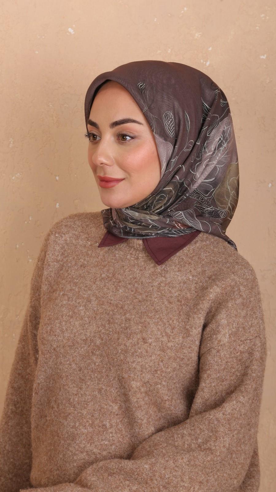 Locella Soft Pamuk Eşarp Vizon