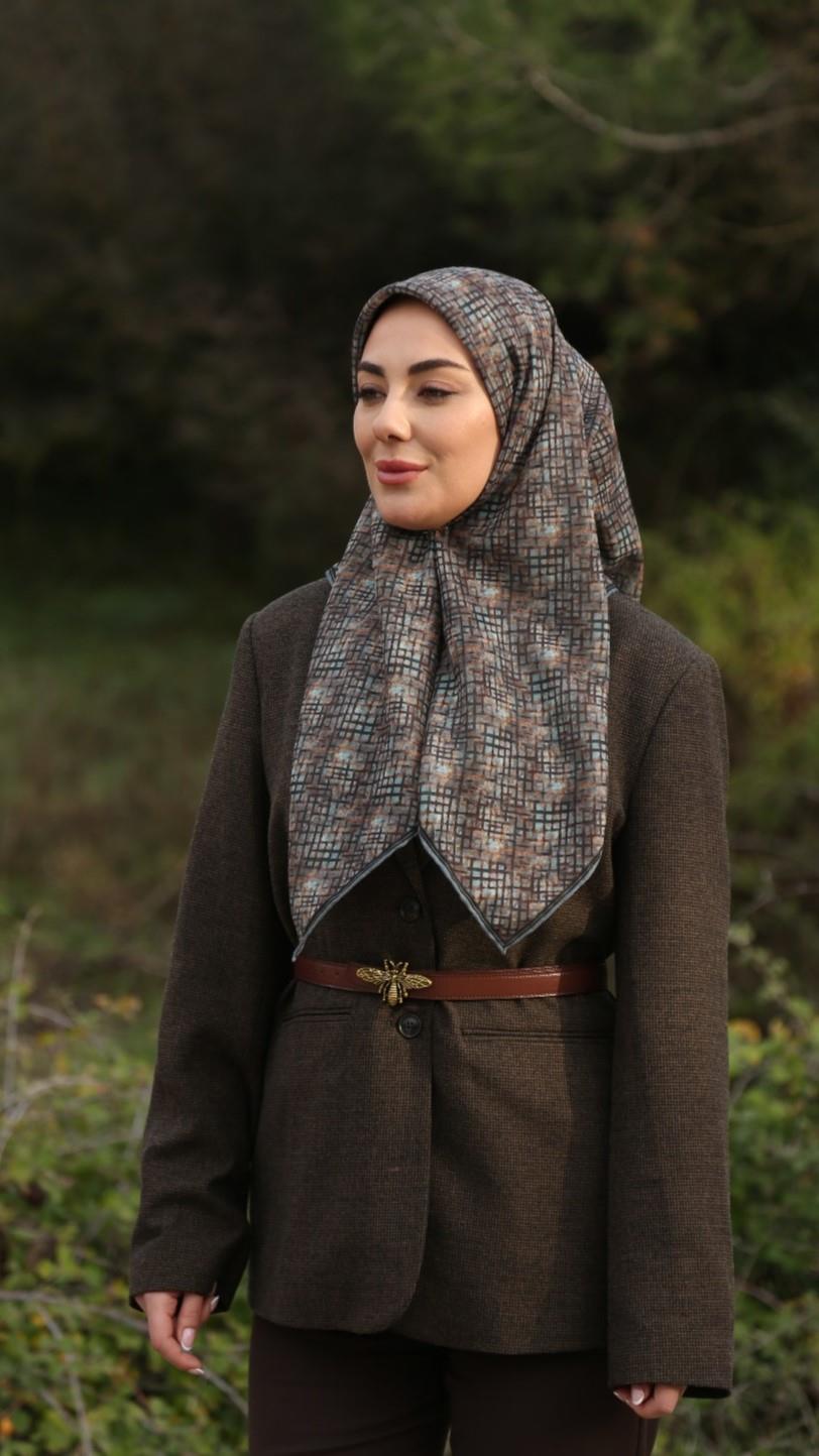 Locella Soft Pamuk Eşarp Gri