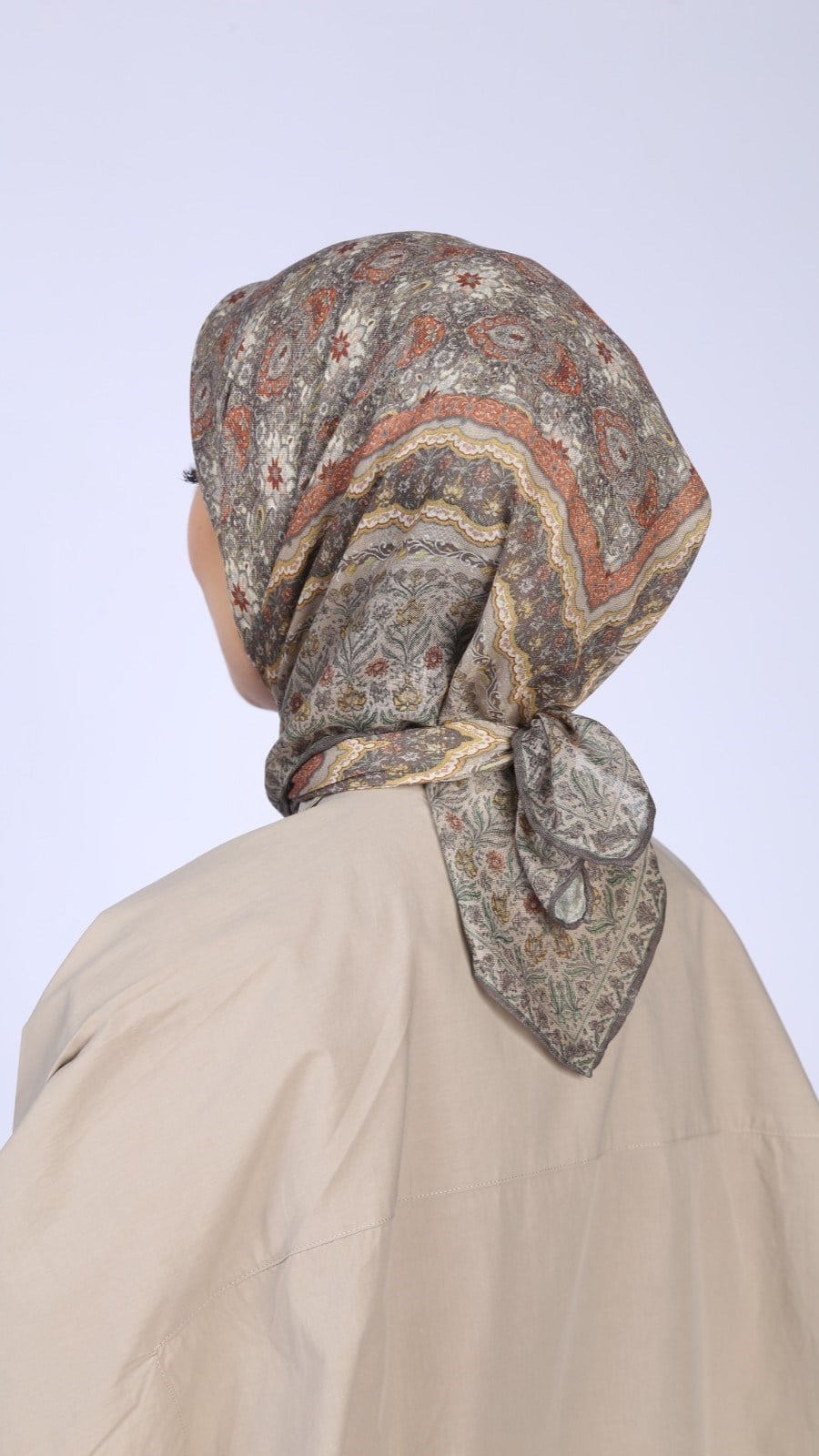 Locella Soft Pamuk Eşarp Vizon